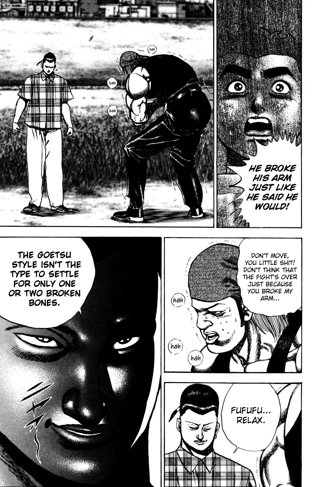 Koukou Tekkenden Tough Chapter 98 page 13 - Chapter 98: Spider Web Jiujitsu!?