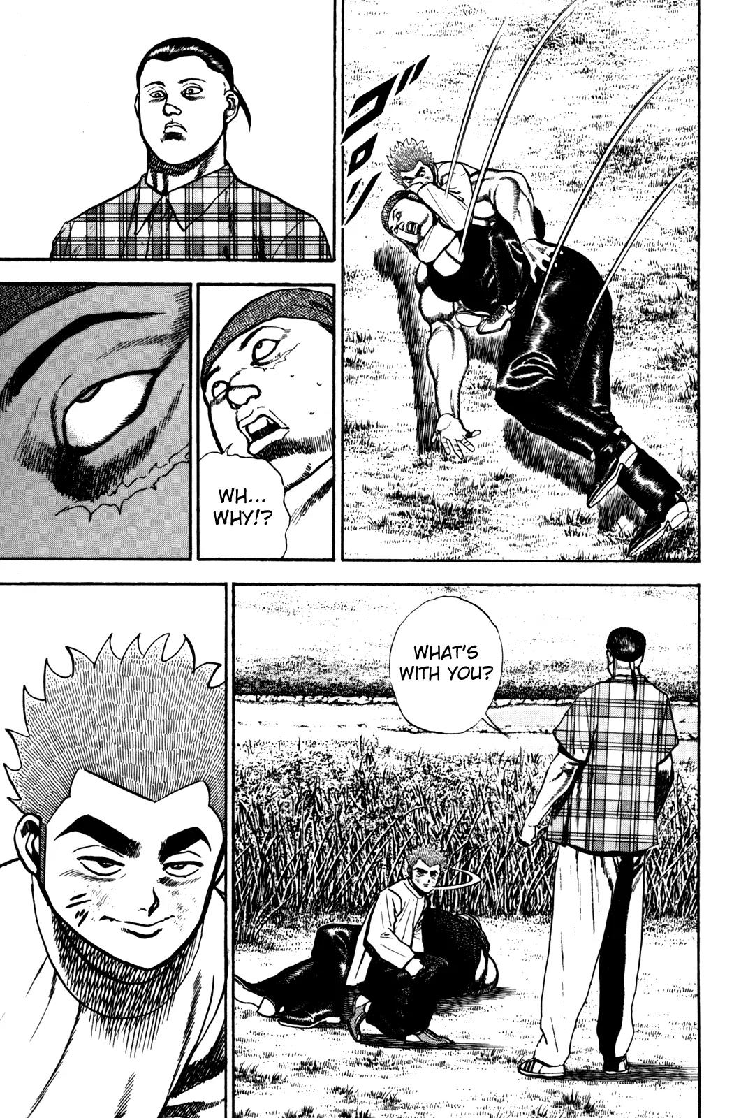 Koukou Tekkenden Tough Chapter 98 page 15 - Chapter 98: Spider Web Jiujitsu!?