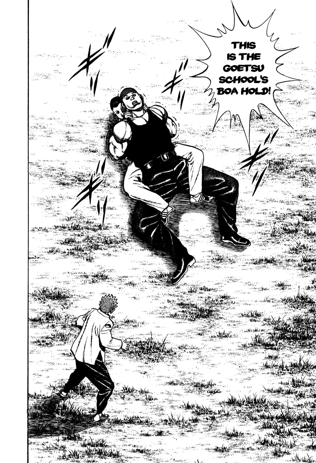Koukou Tekkenden Tough Chapter 98 page 8 - Chapter 98: Spider Web Jiujitsu!?