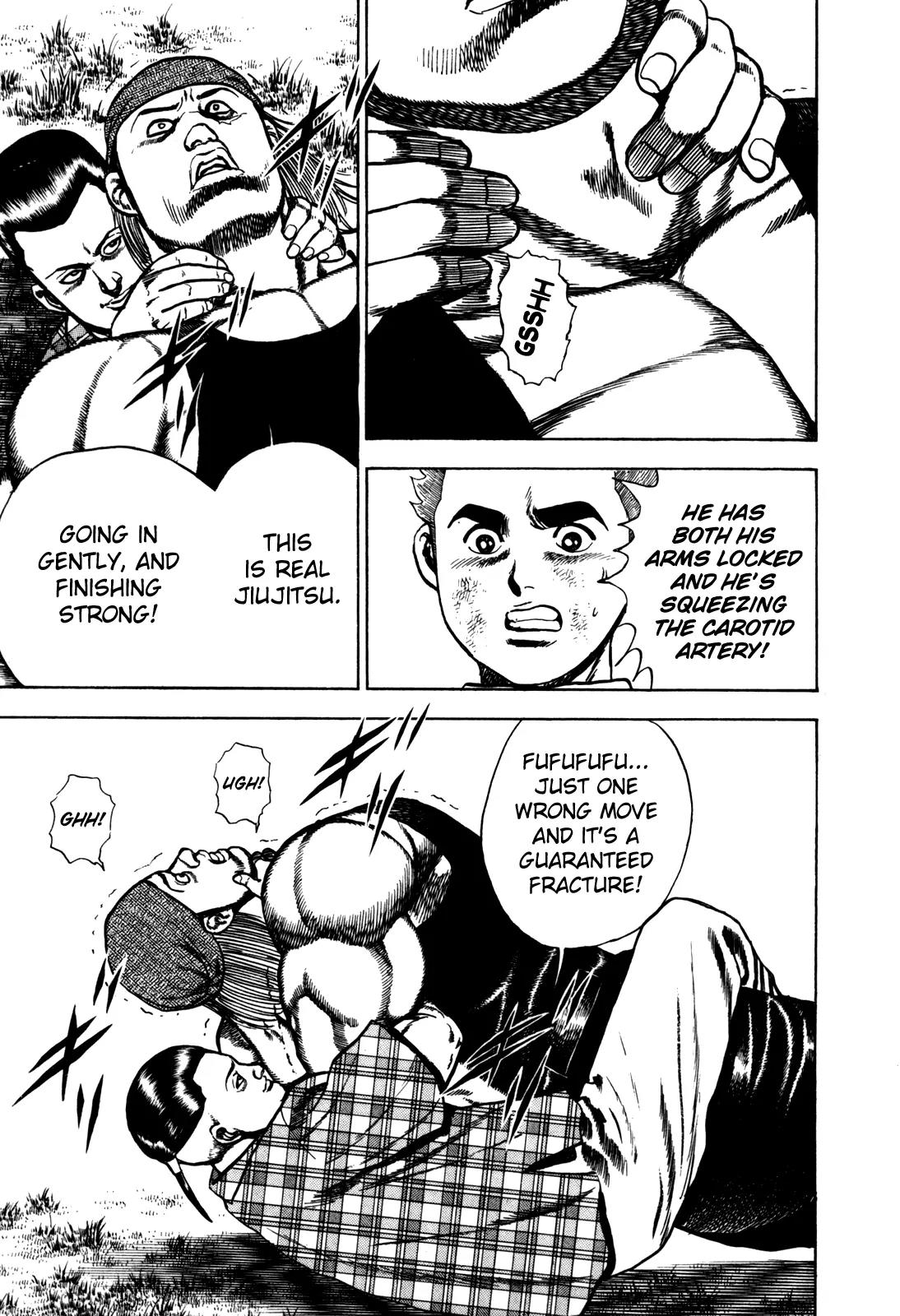 Koukou Tekkenden Tough Chapter 98 page 9 - Chapter 98: Spider Web Jiujitsu!?