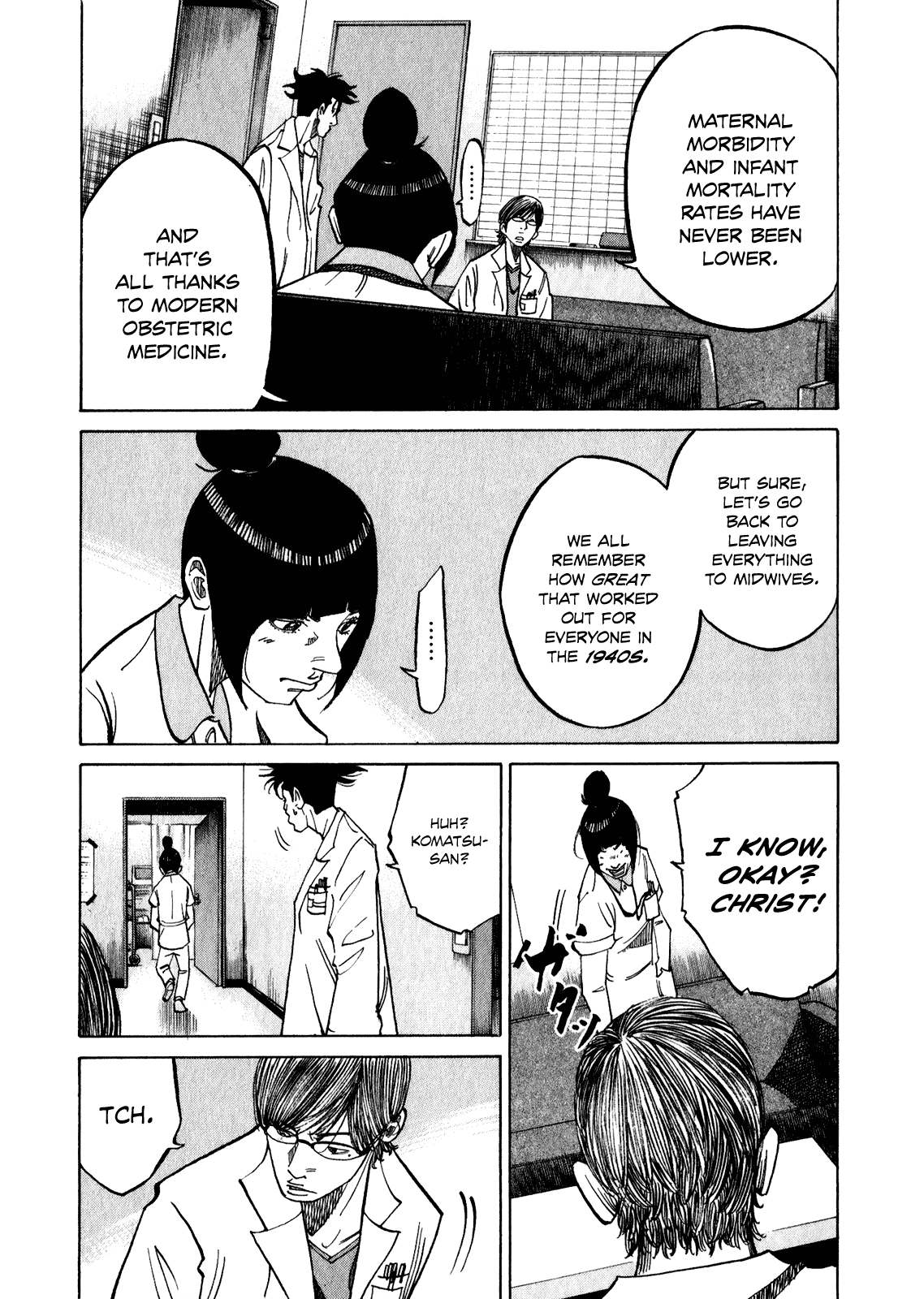 Kounodori Chapter 10 page 16 - Chapter 10: Natural Birth VS C-Section
