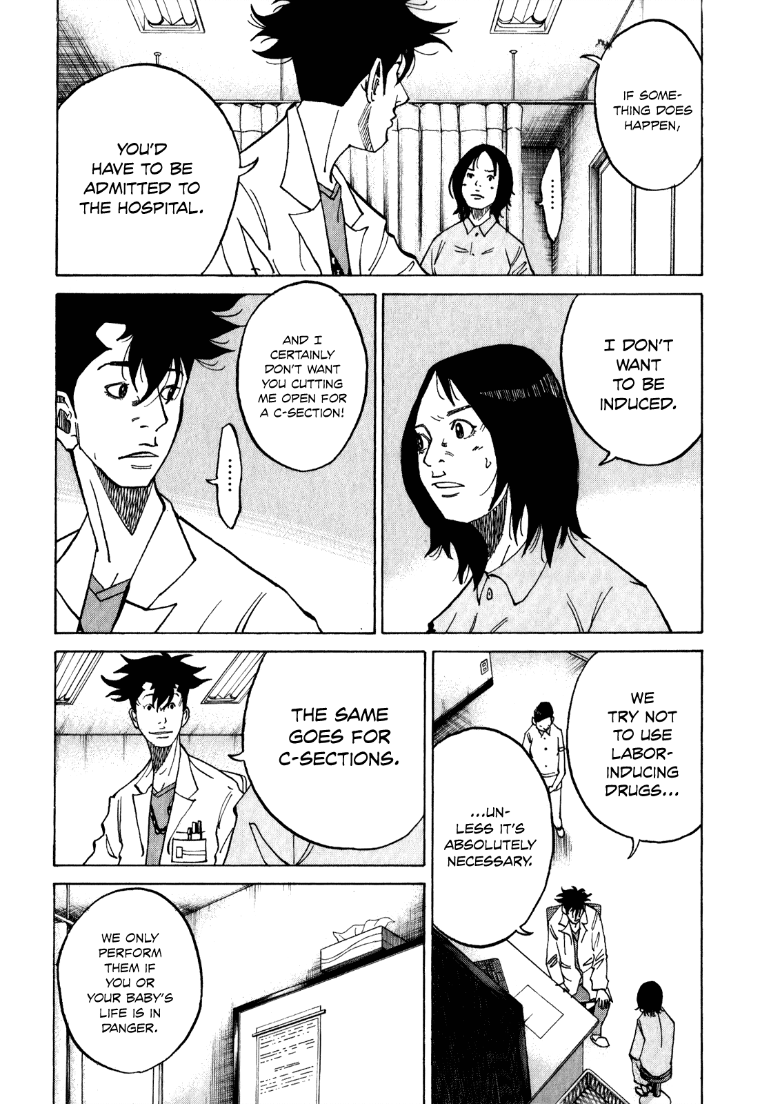 Kounodori Chapter 10 page 6 - Chapter 10: Natural Birth VS C-Section