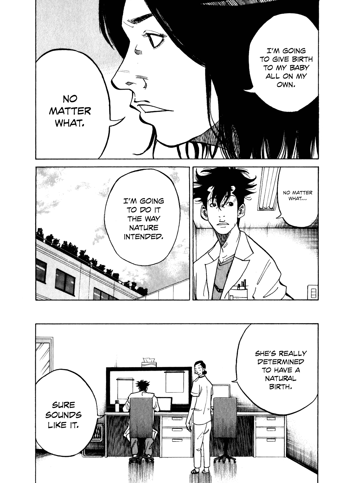 Kounodori Chapter 10 page 7 - Chapter 10: Natural Birth VS C-Section