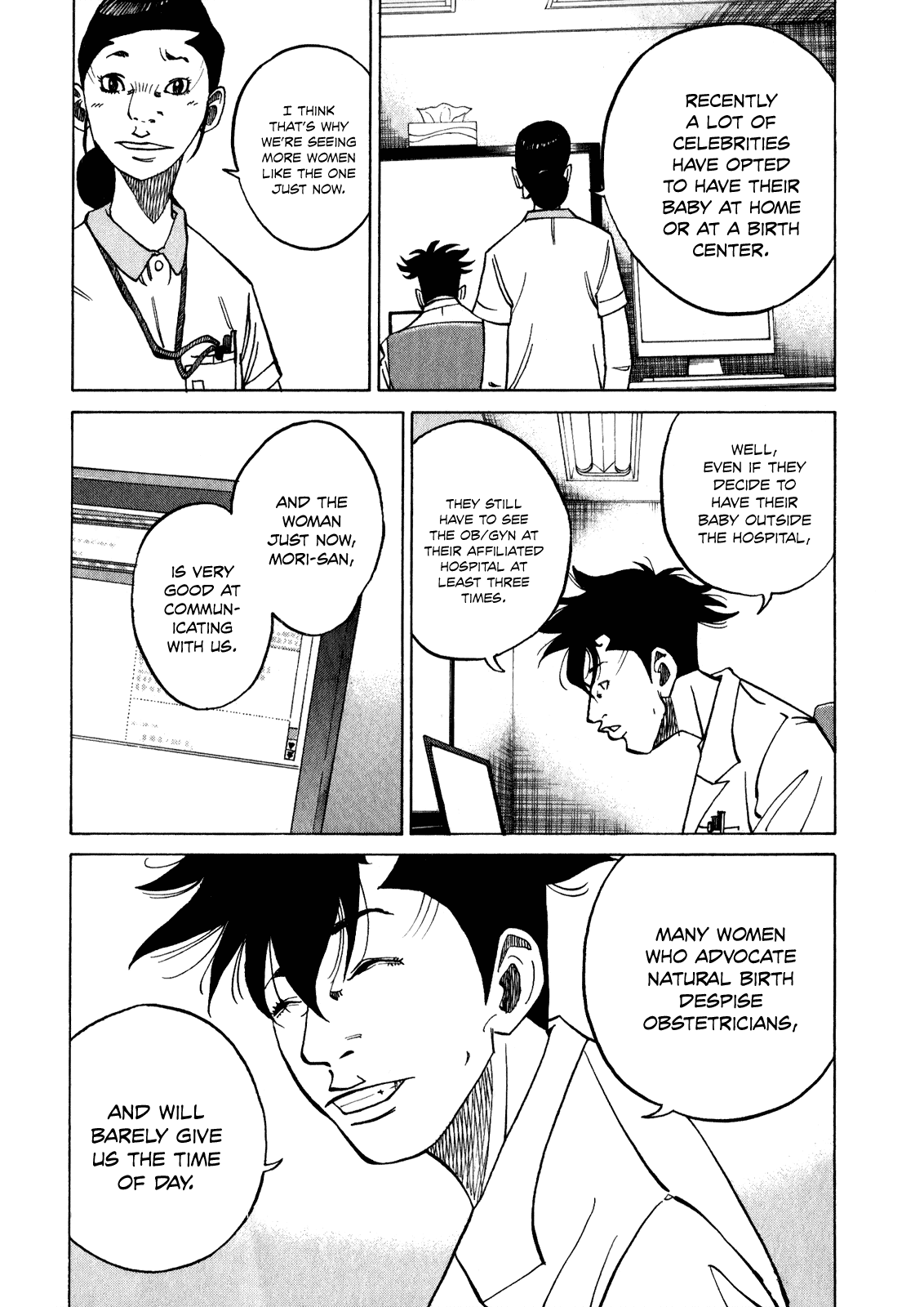 Kounodori Chapter 10 page 8 - Chapter 10: Natural Birth VS C-Section