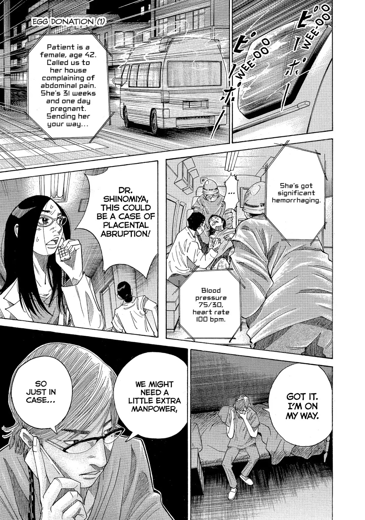 Kounodori Chapter 17 page 2 - Chapter 17: Vol.5 Track 17: Egg Donation