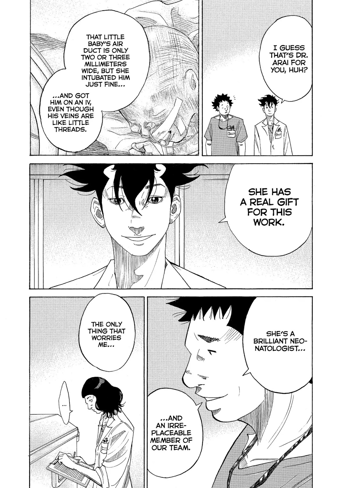 Kounodori Chapter 22 page 105 - Chapter 22: Vol.7 Track 22: Neonatal Intensive Care