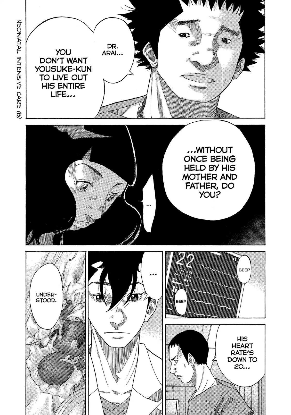Kounodori Chapter 22 page 134 - Chapter 22: Vol.7 Track 22: Neonatal Intensive Care