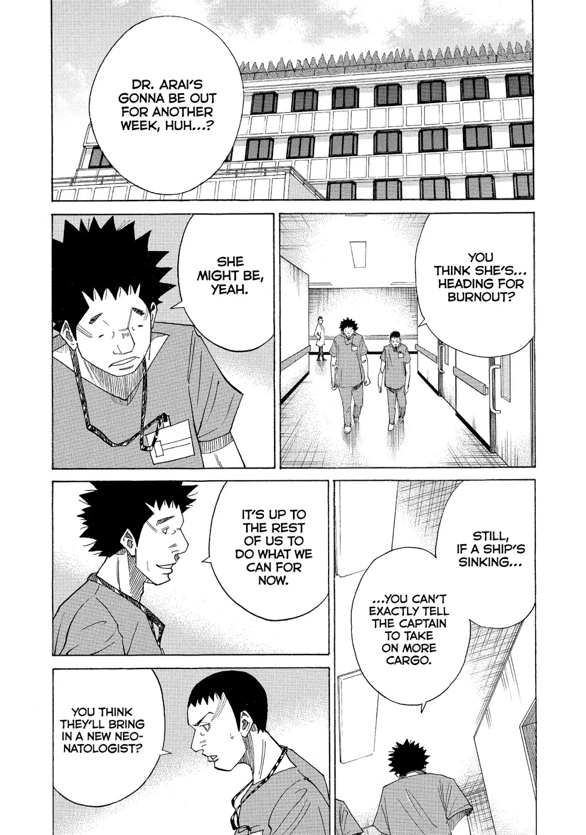 Kounodori Chapter 22 page 167 - Chapter 22: Vol.7 Track 22: Neonatal Intensive Care