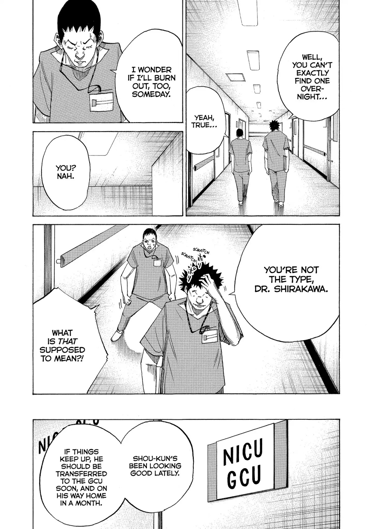 Kounodori Chapter 22 page 168 - Chapter 22: Vol.7 Track 22: Neonatal Intensive Care