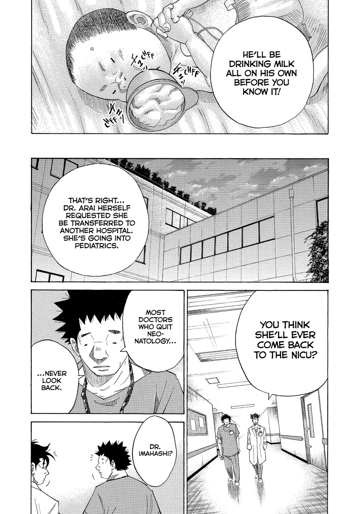Kounodori Chapter 22 page 187 - Chapter 22: Vol.7 Track 22: Neonatal Intensive Care