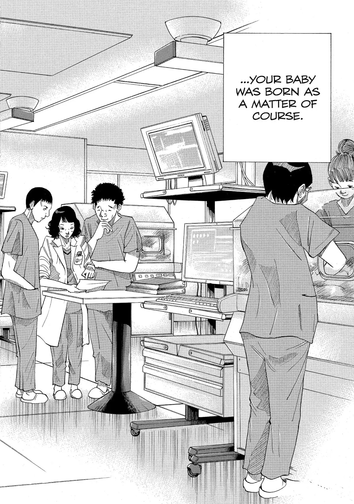 Kounodori Chapter 22 page 7 - Chapter 22: Vol.7 Track 22: Neonatal Intensive Care