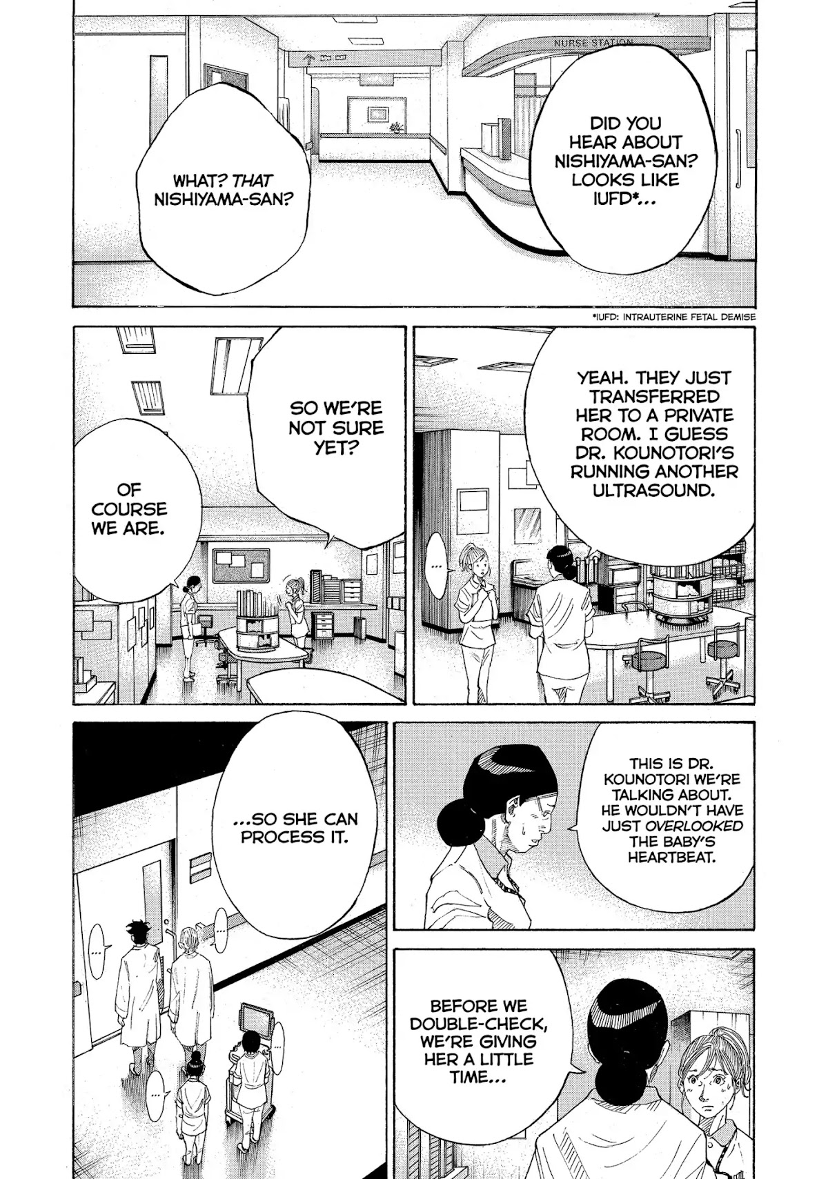 Kounodori Chapter 32 page 10 - Chapter 32: Vol.11 Track 32: Long-Term Hospitalization (Side B)