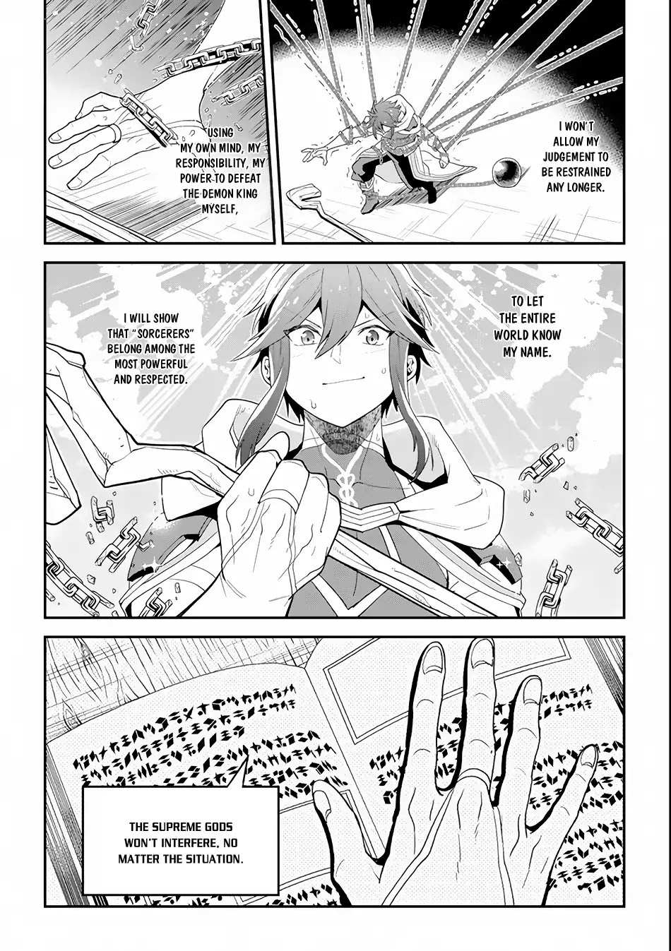 Kouryakuhon o Kushi Suru Saikyou no Mahoutsukai ~< meirei sa sero > to wa Iwa Senai Oreryuu Mao Tobatsu Saizen Ruuto ~ Chapter 1 page 32 - Chapter 1