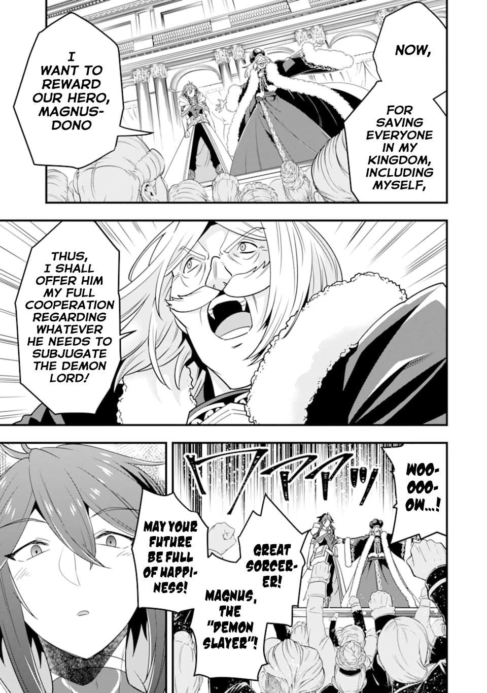 Kouryakuhon o Kushi Suru Saikyou no Mahoutsukai ~< meirei sa sero > to wa Iwa Senai Oreryuu Mao Tobatsu Saizen Ruuto ~ Chapter 15 page 4 - Chapter 15