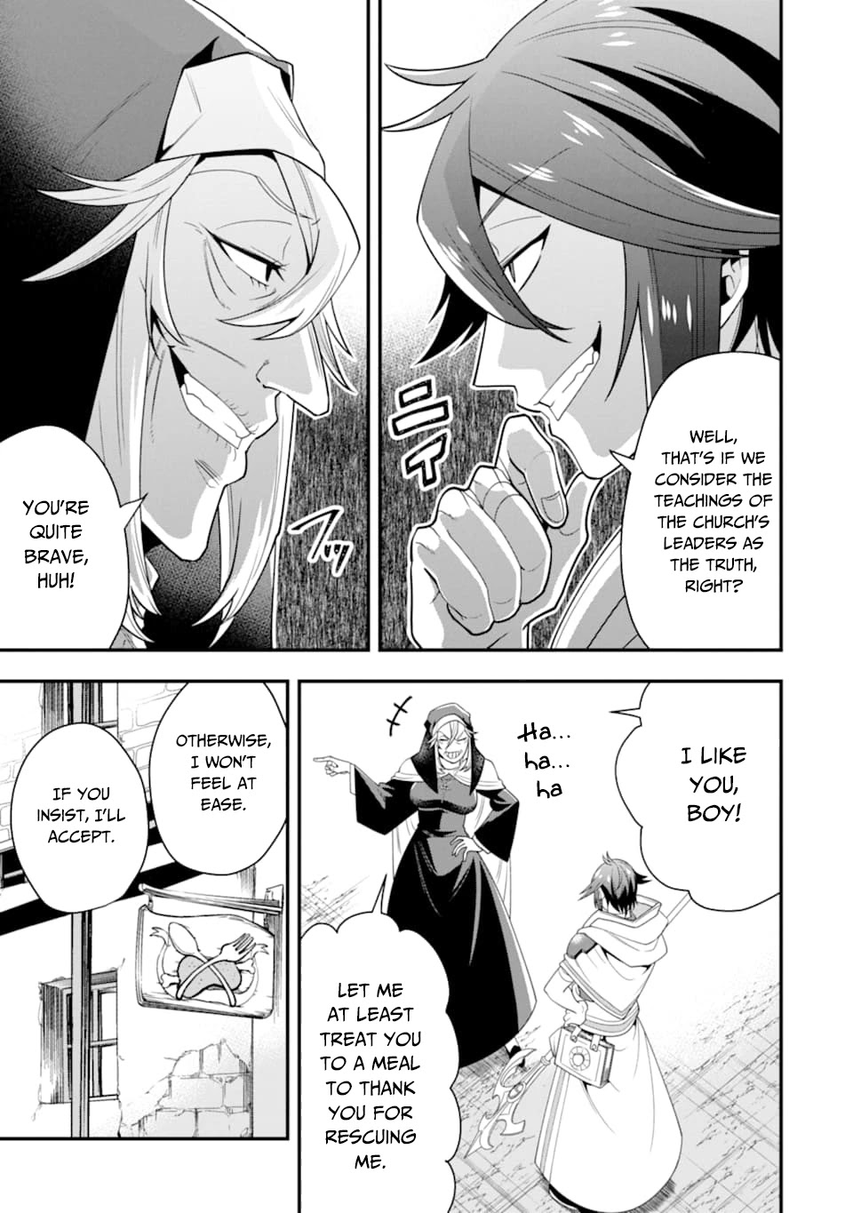 Kouryakuhon o Kushi Suru Saikyou no Mahoutsukai ~< meirei sa sero > to wa Iwa Senai Oreryuu Mao Tobatsu Saizen Ruuto ~ Chapter 17 page 12 - Chapter 17
