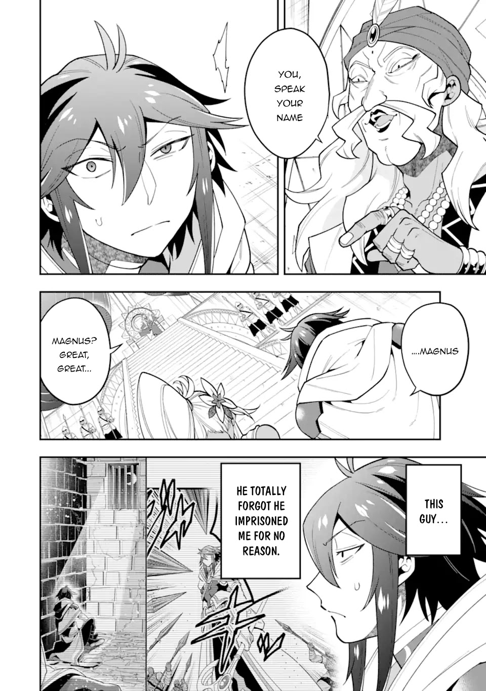 Kouryakuhon o Kushi Suru Saikyou no Mahoutsukai ~< meirei sa sero > to wa Iwa Senai Oreryuu Mao Tobatsu Saizen Ruuto ~ Chapter 26 page 13 - Chapter 26