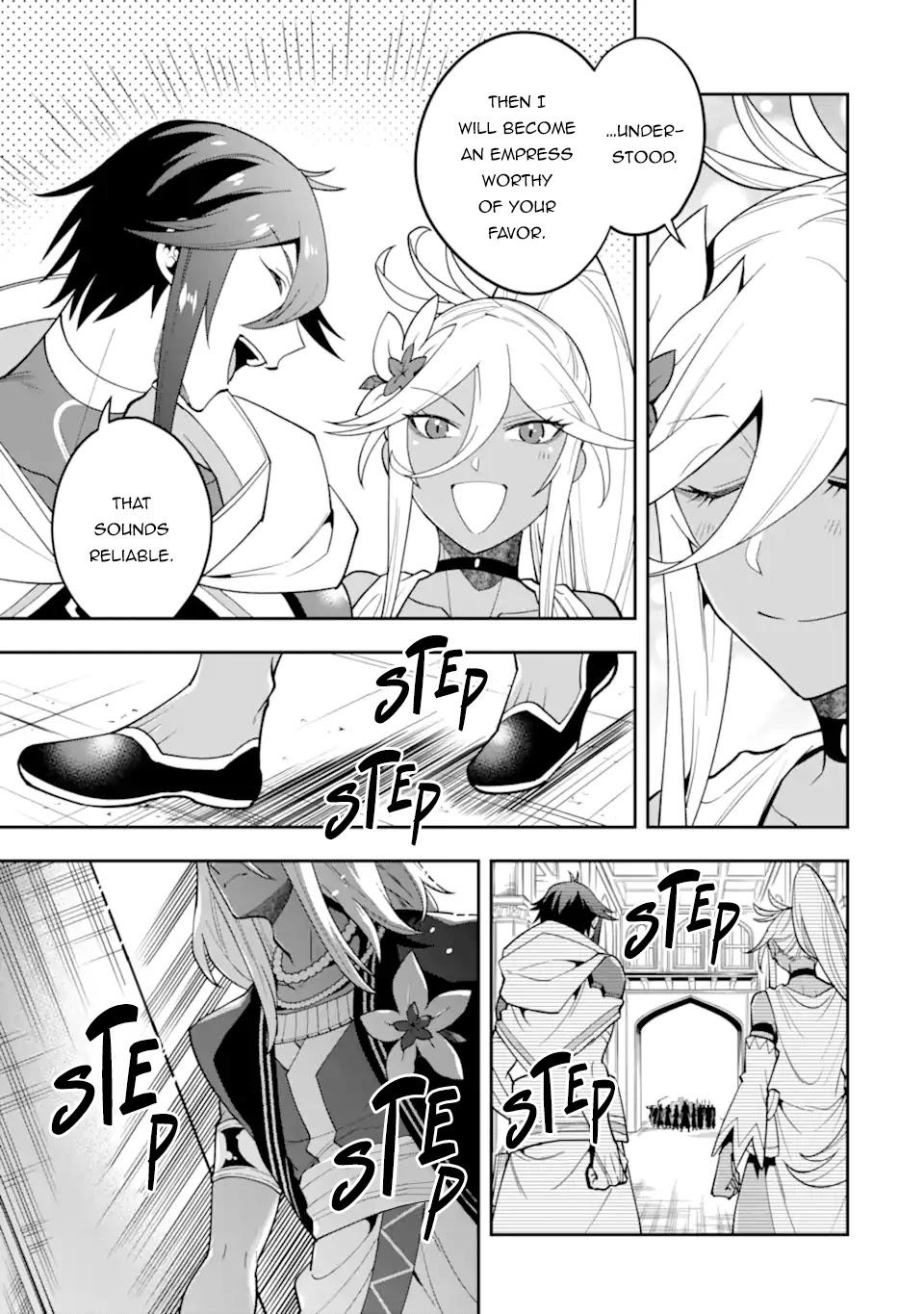 Kouryakuhon o Kushi Suru Saikyou no Mahoutsukai ~< meirei sa sero > to wa Iwa Senai Oreryuu Mao Tobatsu Saizen Ruuto ~ Chapter 27 page 8 - Chapter 27