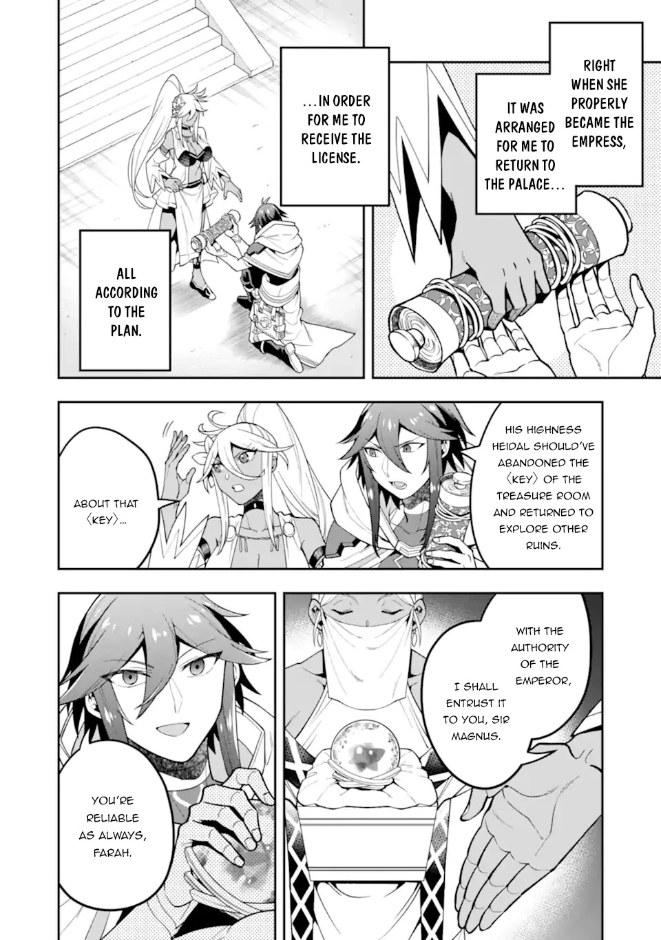 Kouryakuhon o Kushi Suru Saikyou no Mahoutsukai ~< meirei sa sero > to wa Iwa Senai Oreryuu Mao Tobatsu Saizen Ruuto ~ Chapter 28 page 3 - Chapter 28