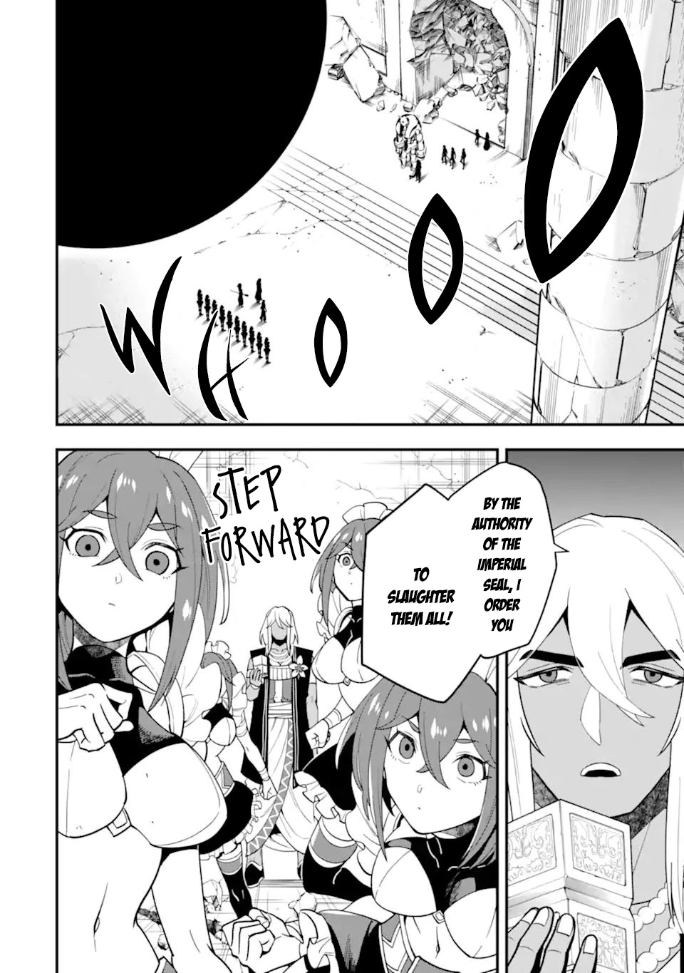 Kouryakuhon o Kushi Suru Saikyou no Mahoutsukai ~< meirei sa sero > to wa Iwa Senai Oreryuu Mao Tobatsu Saizen Ruuto ~ Chapter 29 page 7 - Chapter 29