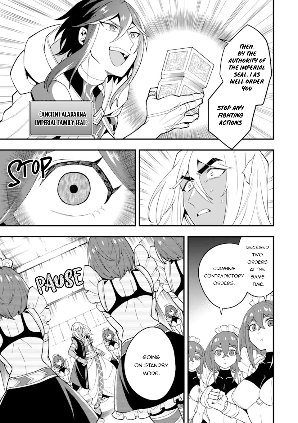 Kouryakuhon o Kushi Suru Saikyou no Mahoutsukai ~< meirei sa sero > to wa Iwa Senai Oreryuu Mao Tobatsu Saizen Ruuto ~ Chapter 29 page 8 - Chapter 29