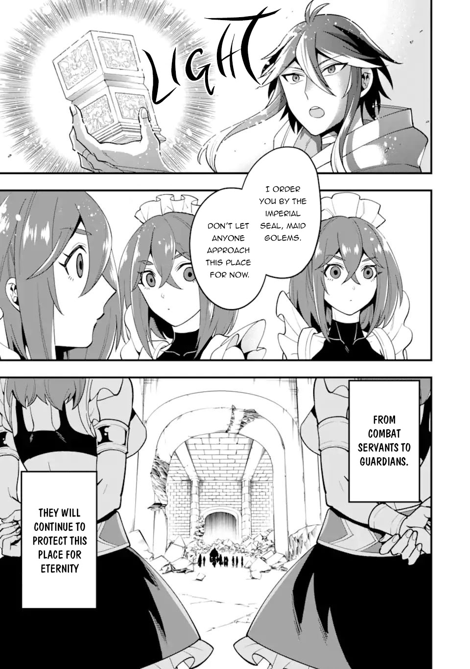 Kouryakuhon o Kushi Suru Saikyou no Mahoutsukai ~< meirei sa sero > to wa Iwa Senai Oreryuu Mao Tobatsu Saizen Ruuto ~ Chapter 30 page 4 - Chapter 30