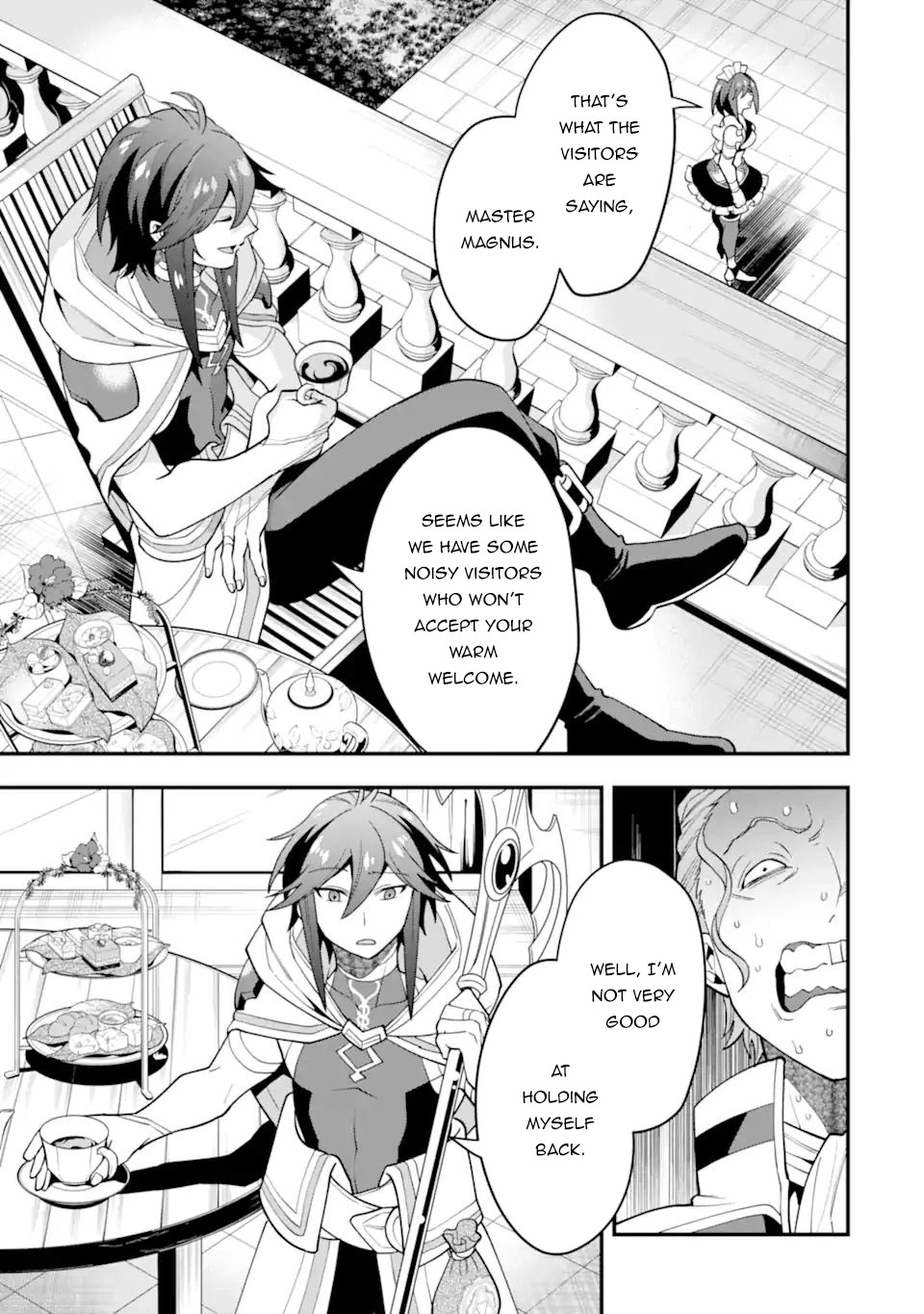 Kouryakuhon o Kushi Suru Saikyou no Mahoutsukai ~< meirei sa sero > to wa Iwa Senai Oreryuu Mao Tobatsu Saizen Ruuto ~ Chapter 33 page 10 - Chapter 33