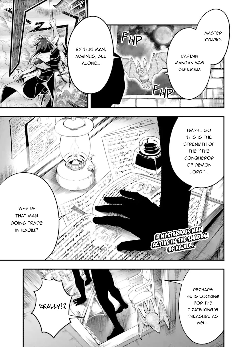 Kouryakuhon o Kushi Suru Saikyou no Mahoutsukai ~< meirei sa sero > to wa Iwa Senai Oreryuu Mao Tobatsu Saizen Ruuto ~ Chapter 36.1 page 2 - Chapter 36.1