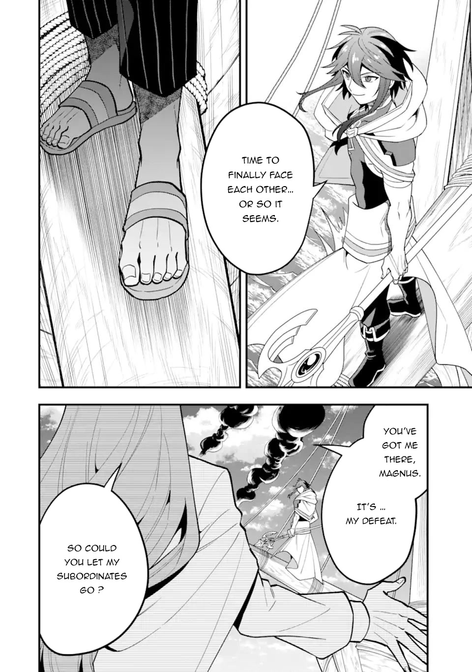 Kouryakuhon o Kushi Suru Saikyou no Mahoutsukai ~< meirei sa sero > to wa Iwa Senai Oreryuu Mao Tobatsu Saizen Ruuto ~ Chapter 40.2 page 4 - Chapter 40.2