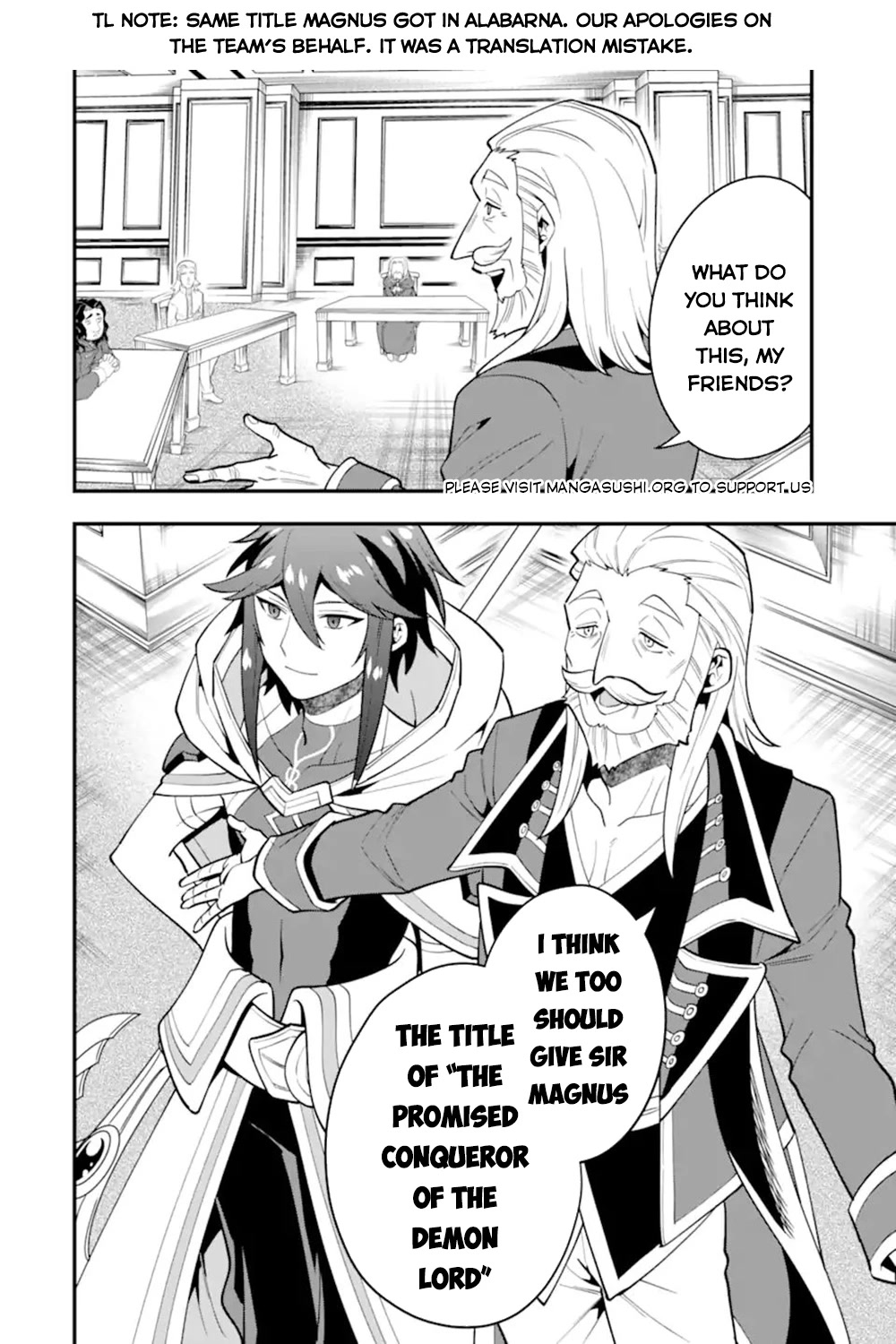 Kouryakuhon o Kushi Suru Saikyou no Mahoutsukai ~< meirei sa sero > to wa Iwa Senai Oreryuu Mao Tobatsu Saizen Ruuto ~ Chapter 44 page 11 - Chapter 44