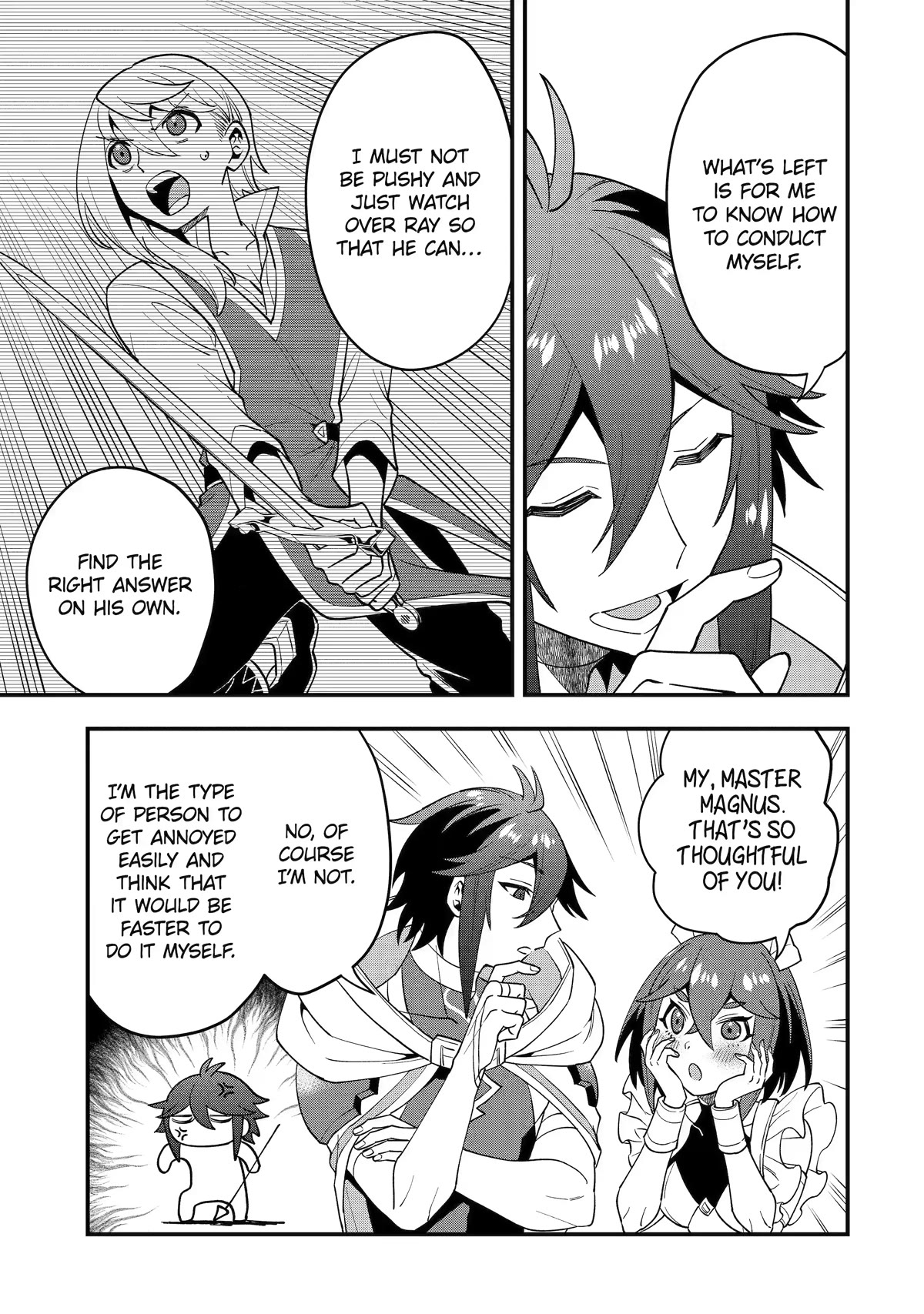 Kouryakuhon o Kushi Suru Saikyou no Mahoutsukai ~< meirei sa sero > to wa Iwa Senai Oreryuu Mao Tobatsu Saizen Ruuto ~ Chapter 45 page 27 - Chapter 45