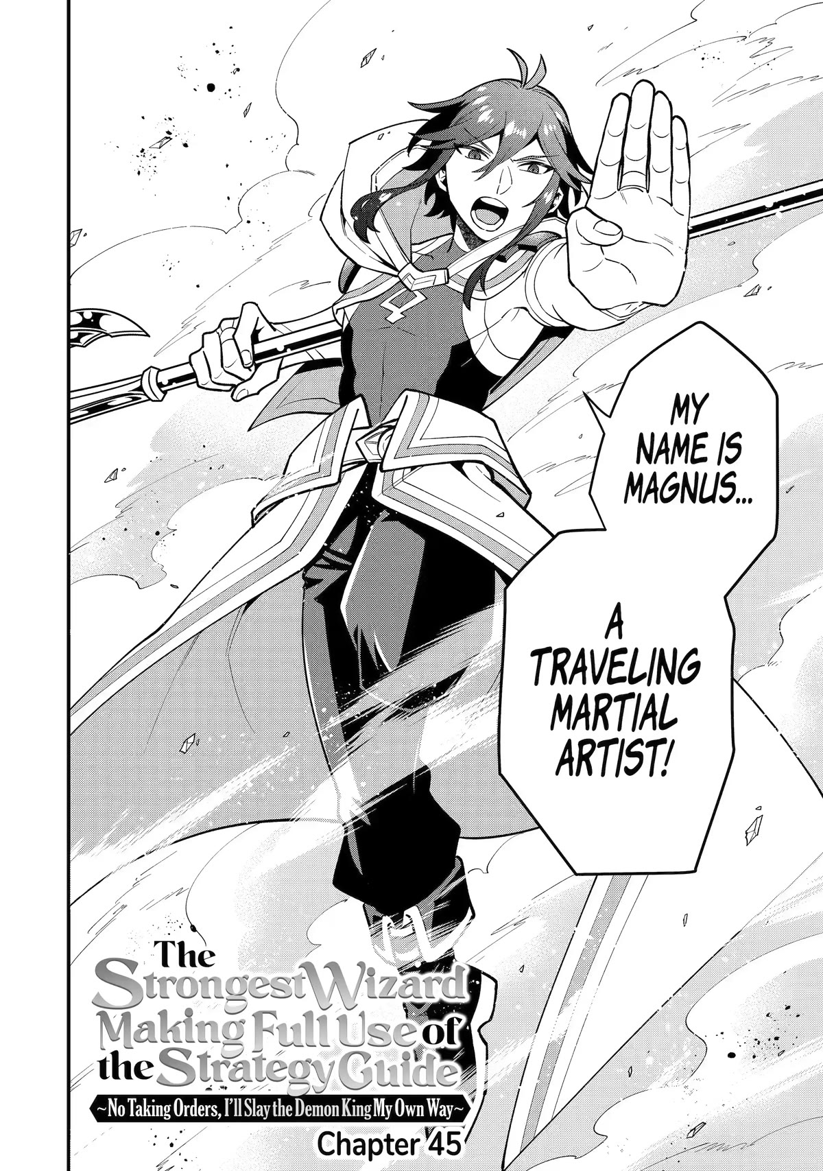 Kouryakuhon o Kushi Suru Saikyou no Mahoutsukai ~< meirei sa sero > to wa Iwa Senai Oreryuu Mao Tobatsu Saizen Ruuto ~ Chapter 45 page 4 - Chapter 45