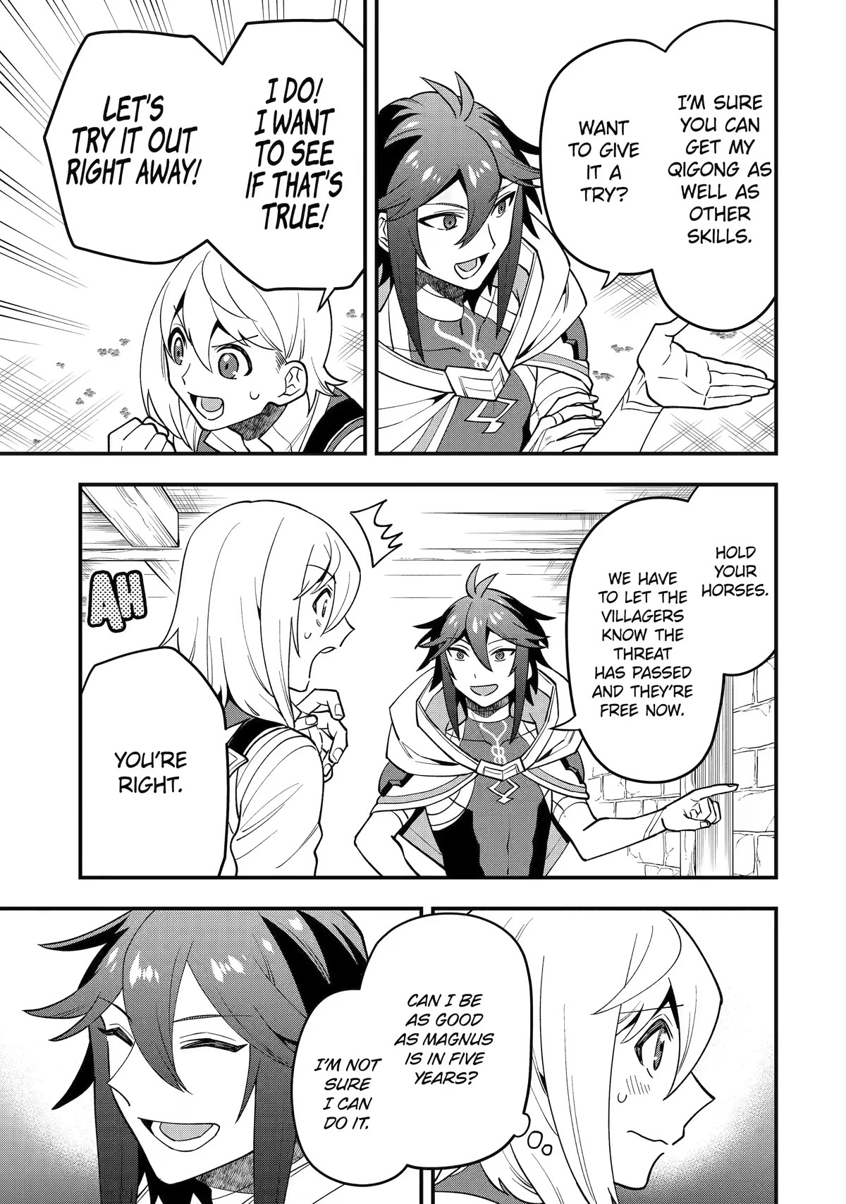 Kouryakuhon o Kushi Suru Saikyou no Mahoutsukai ~< meirei sa sero > to wa Iwa Senai Oreryuu Mao Tobatsu Saizen Ruuto ~ Chapter 46 page 28 - Chapter 46