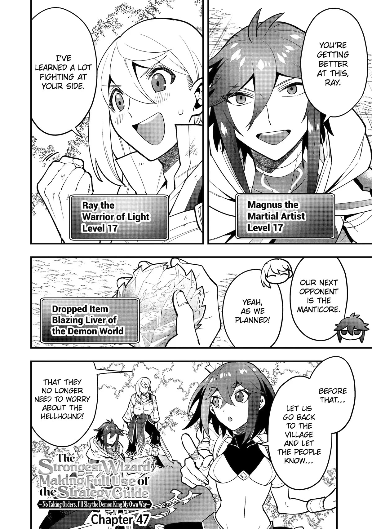 Kouryakuhon o Kushi Suru Saikyou no Mahoutsukai ~< meirei sa sero > to wa Iwa Senai Oreryuu Mao Tobatsu Saizen Ruuto ~ Chapter 47 page 2 - Chapter 47