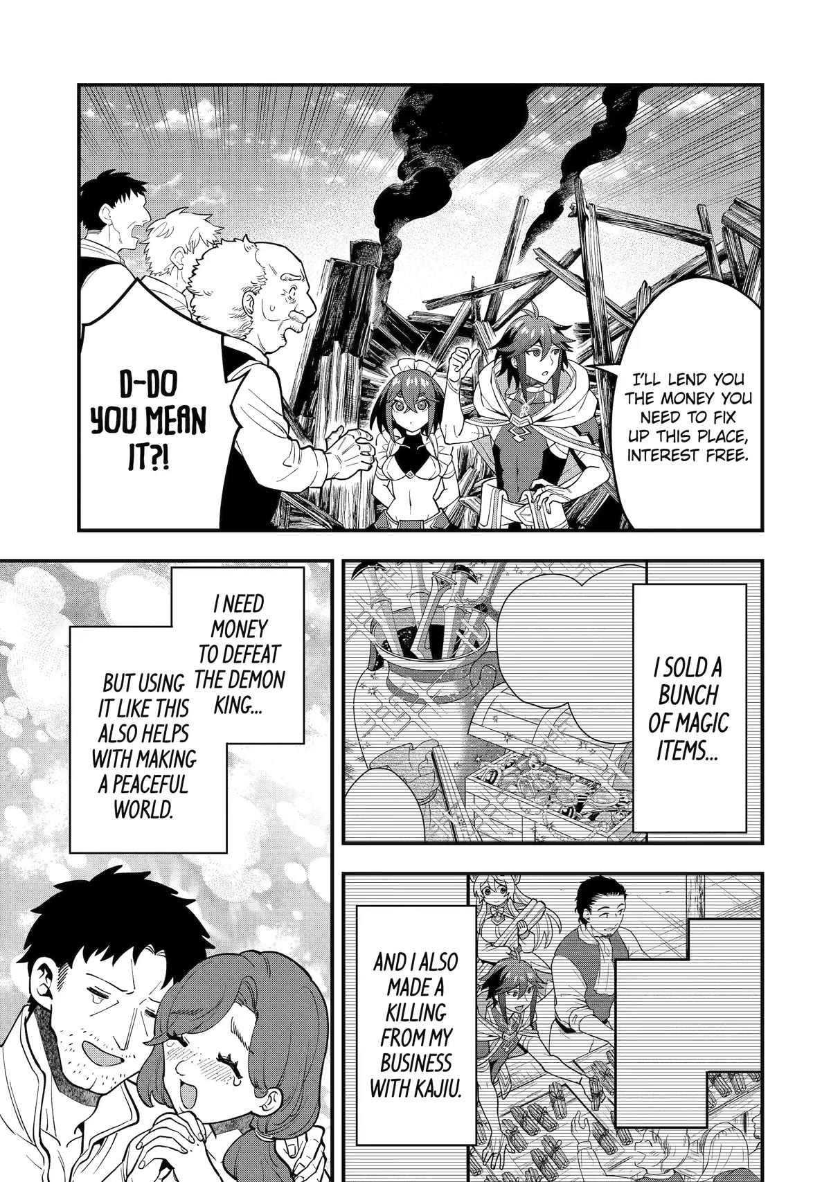 Kouryakuhon o Kushi Suru Saikyou no Mahoutsukai ~< meirei sa sero > to wa Iwa Senai Oreryuu Mao Tobatsu Saizen Ruuto ~ Chapter 47 page 5 - Chapter 47