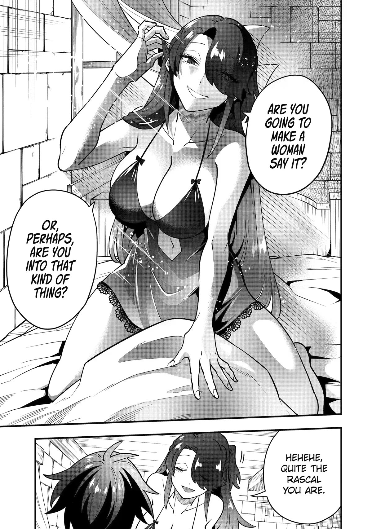 Kouryakuhon o Kushi Suru Saikyou no Mahoutsukai ~< meirei sa sero > to wa Iwa Senai Oreryuu Mao Tobatsu Saizen Ruuto ~ Chapter 48 page 25 - Chapter 48