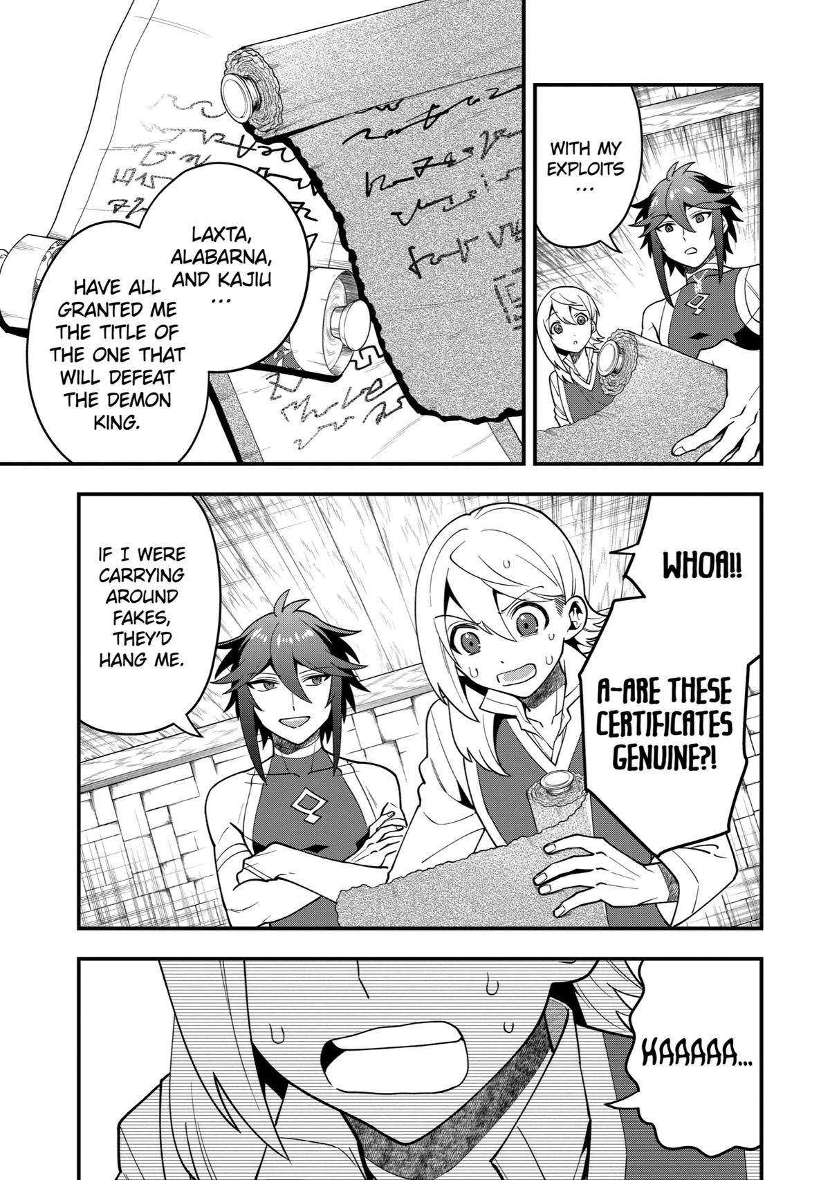 Kouryakuhon o Kushi Suru Saikyou no Mahoutsukai ~< meirei sa sero > to wa Iwa Senai Oreryuu Mao Tobatsu Saizen Ruuto ~ Chapter 49 page 13 - Chapter 49