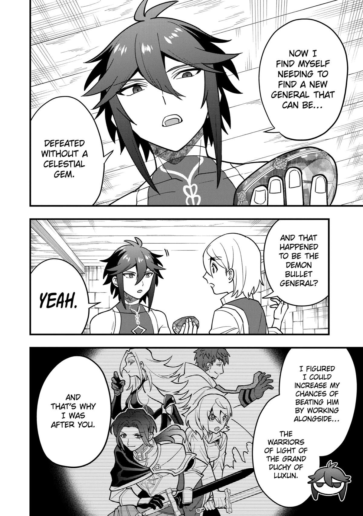 Kouryakuhon o Kushi Suru Saikyou no Mahoutsukai ~< meirei sa sero > to wa Iwa Senai Oreryuu Mao Tobatsu Saizen Ruuto ~ Chapter 49 page 22 - Chapter 49