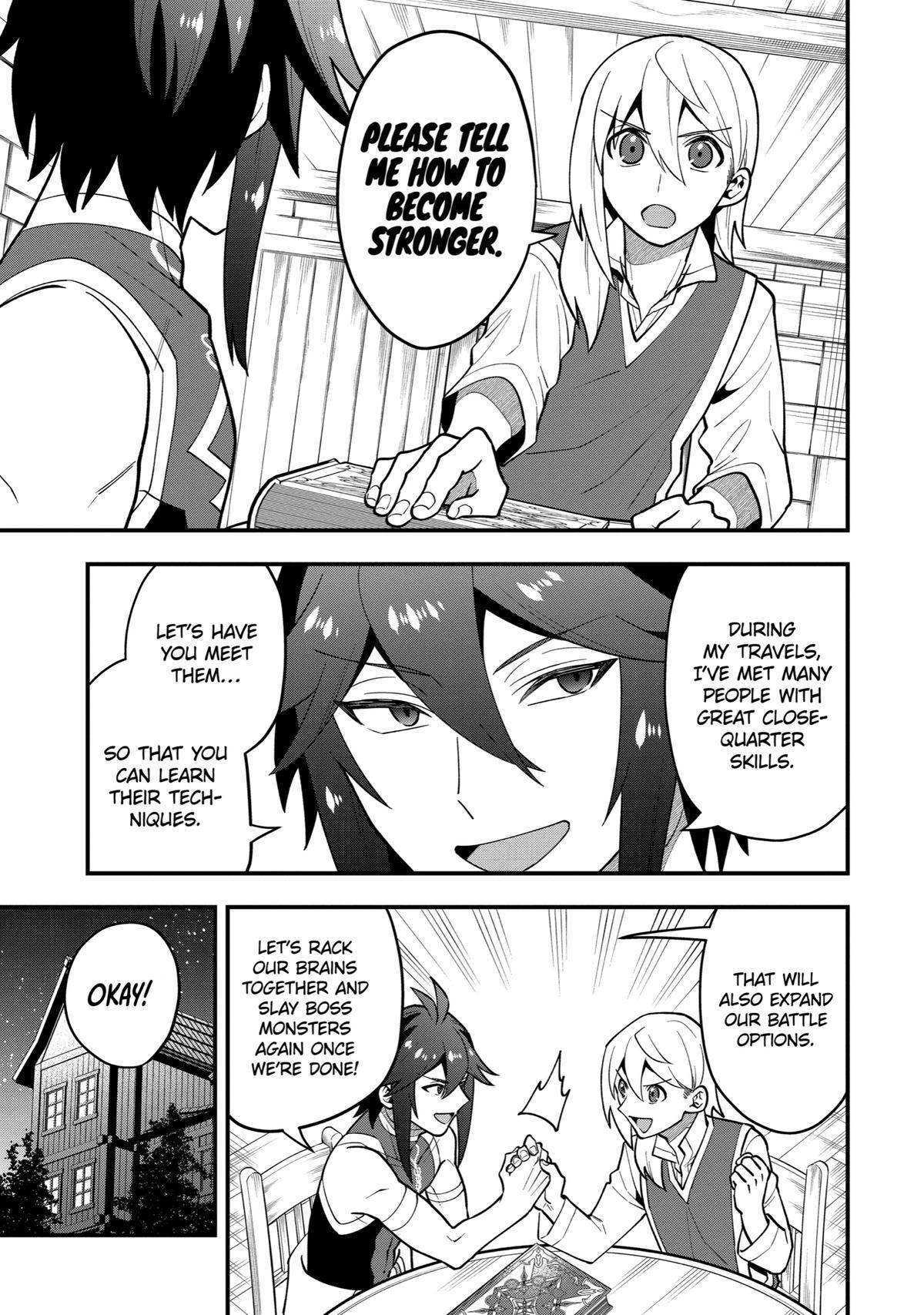 Kouryakuhon o Kushi Suru Saikyou no Mahoutsukai ~< meirei sa sero > to wa Iwa Senai Oreryuu Mao Tobatsu Saizen Ruuto ~ Chapter 50 page 13 - Chapter 50