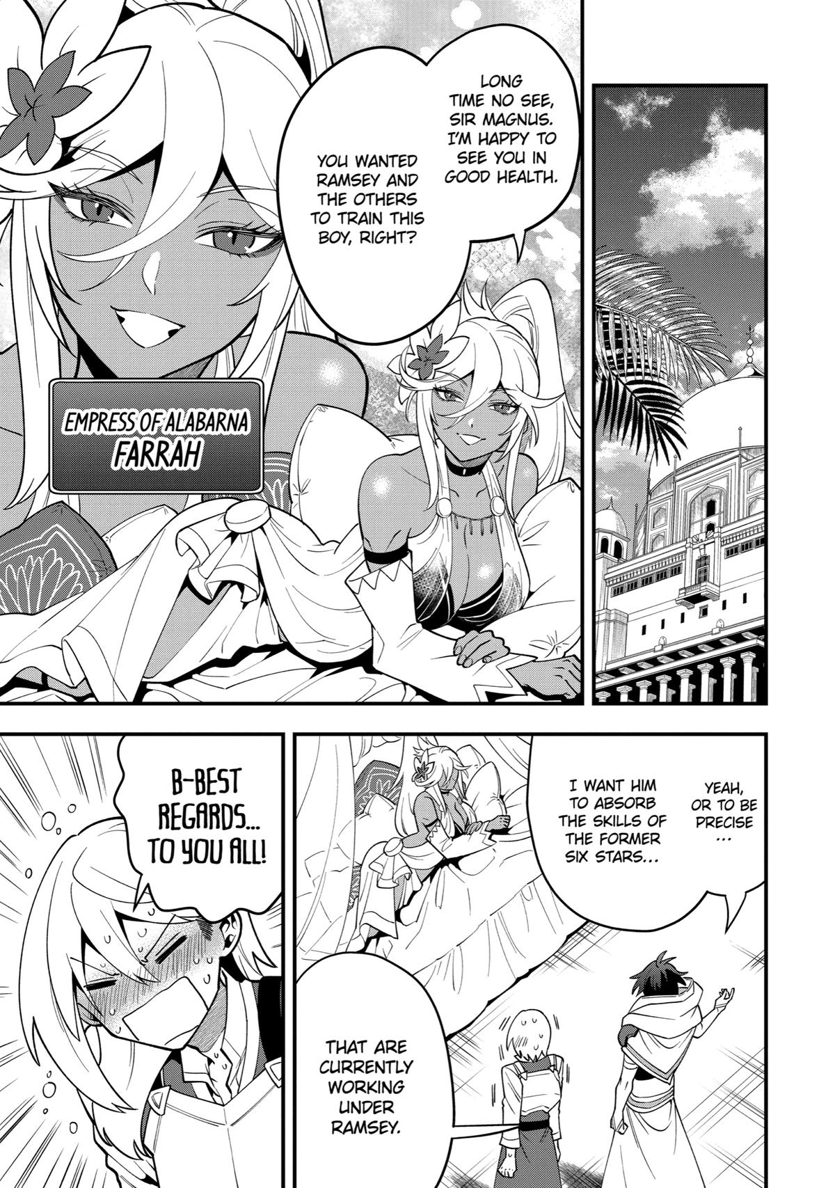 Kouryakuhon o Kushi Suru Saikyou no Mahoutsukai ~< meirei sa sero > to wa Iwa Senai Oreryuu Mao Tobatsu Saizen Ruuto ~ Chapter 50 page 15 - Chapter 50