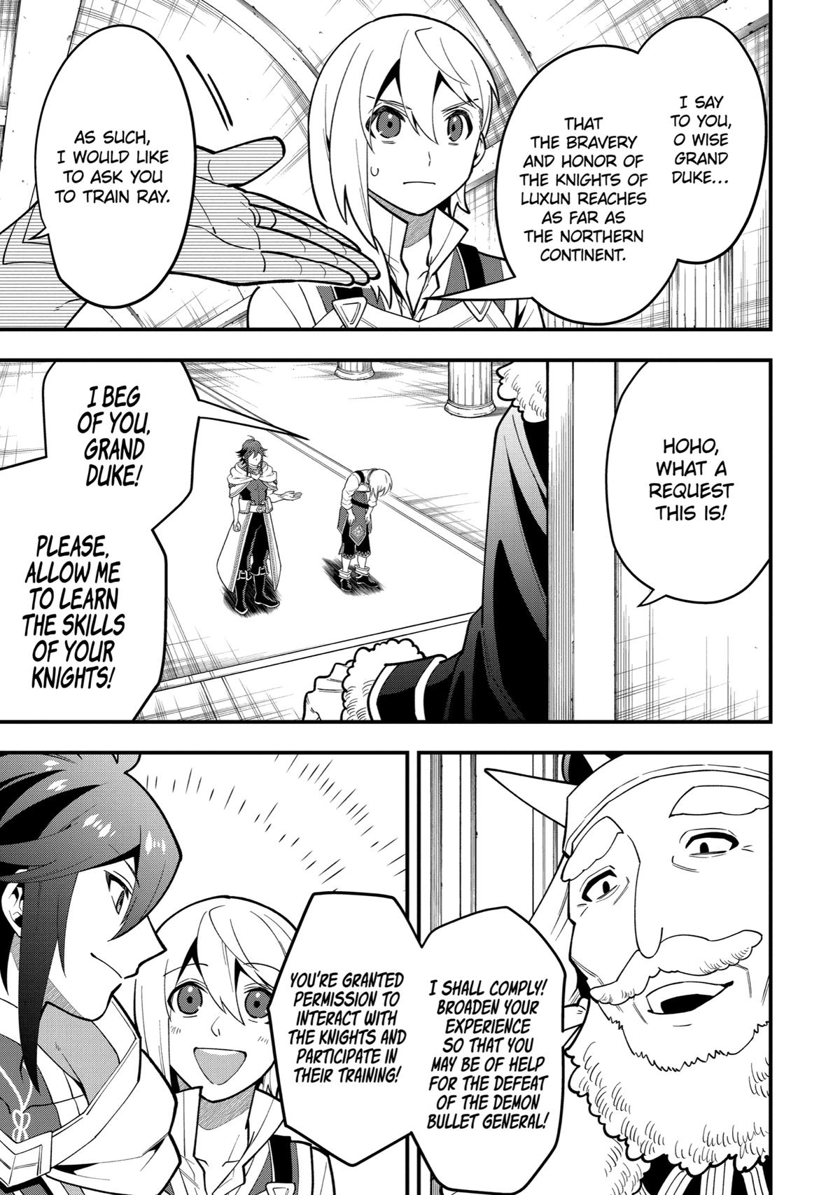 Kouryakuhon o Kushi Suru Saikyou no Mahoutsukai ~< meirei sa sero > to wa Iwa Senai Oreryuu Mao Tobatsu Saizen Ruuto ~ Chapter 50 page 19 - Chapter 50