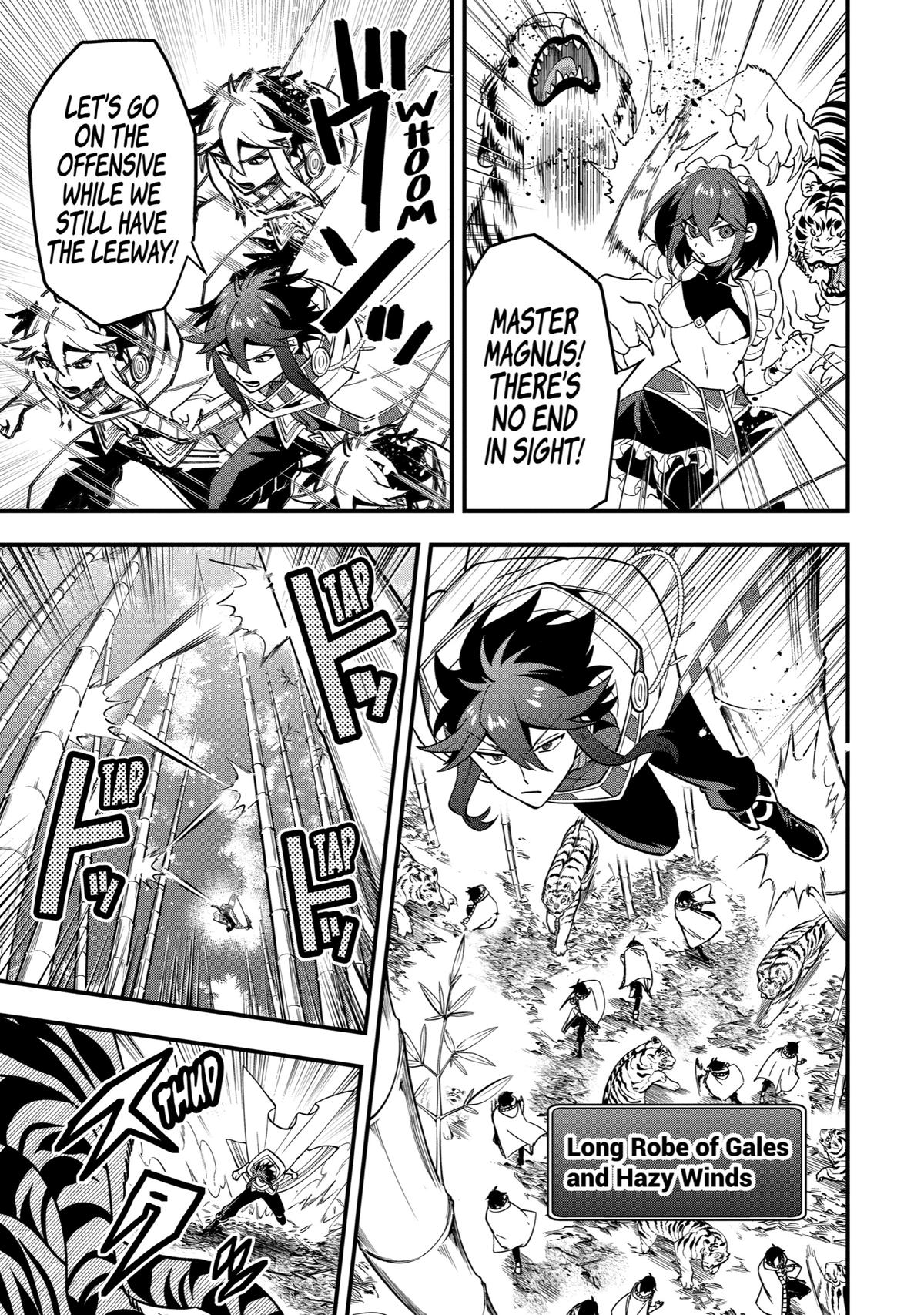 Kouryakuhon o Kushi Suru Saikyou no Mahoutsukai ~< meirei sa sero > to wa Iwa Senai Oreryuu Mao Tobatsu Saizen Ruuto ~ Chapter 50 page 23 - Chapter 50