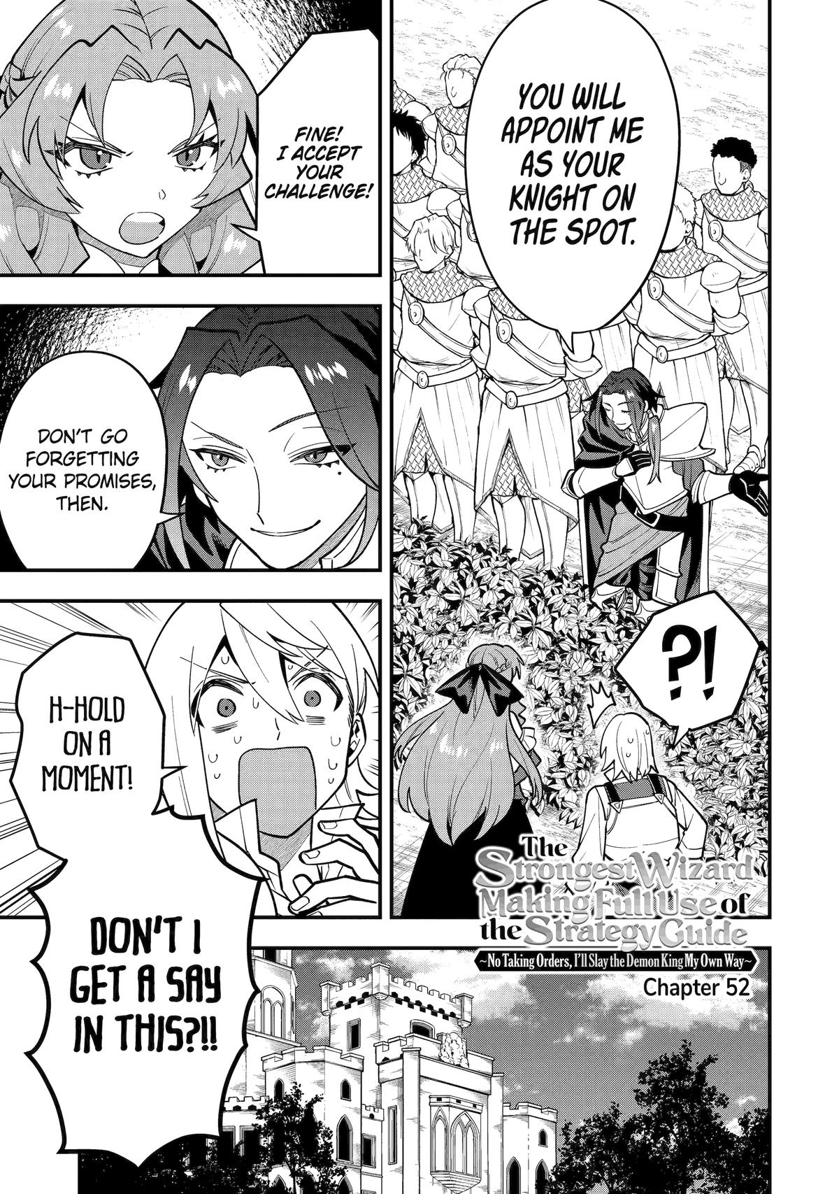Kouryakuhon o Kushi Suru Saikyou no Mahoutsukai ~< meirei sa sero > to wa Iwa Senai Oreryuu Mao Tobatsu Saizen Ruuto ~ Chapter 52 page 3 - Chapter 52