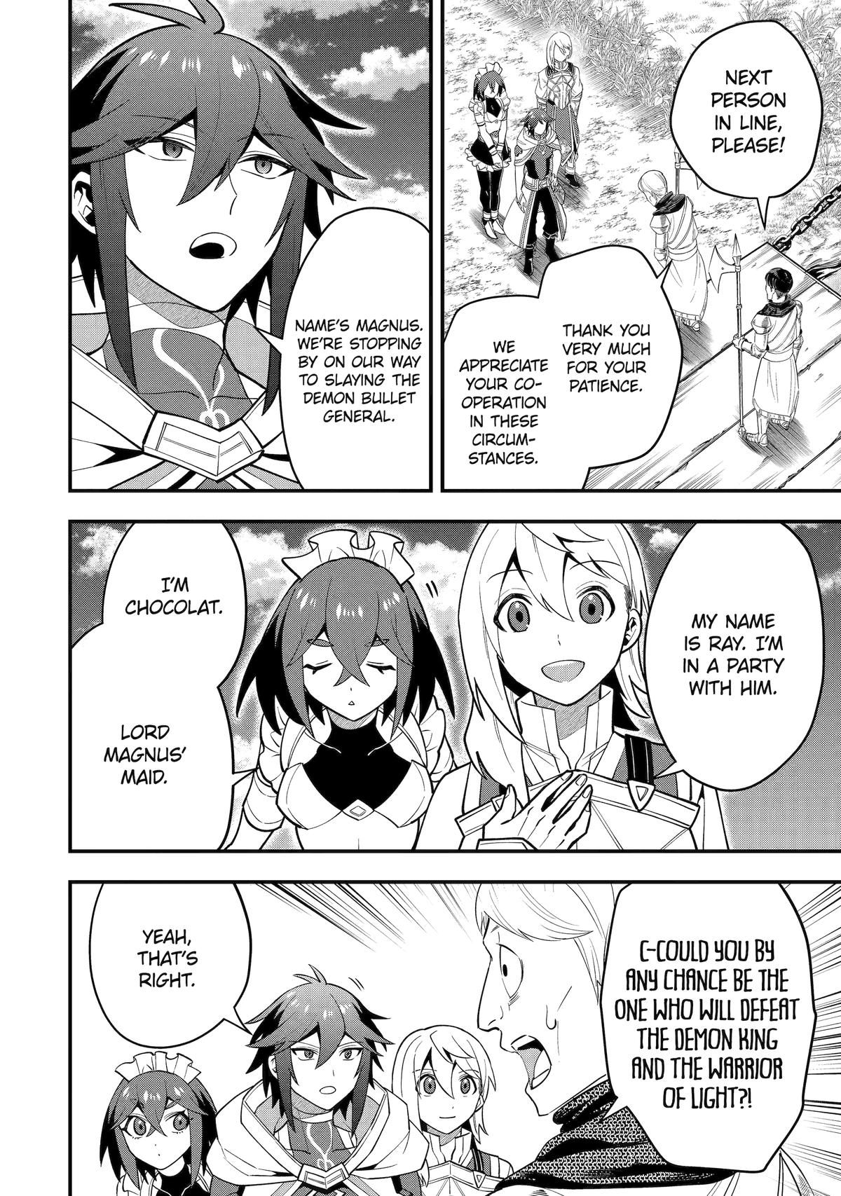Kouryakuhon o Kushi Suru Saikyou no Mahoutsukai ~< meirei sa sero > to wa Iwa Senai Oreryuu Mao Tobatsu Saizen Ruuto ~ Chapter 53 page 14 - Chapter 53