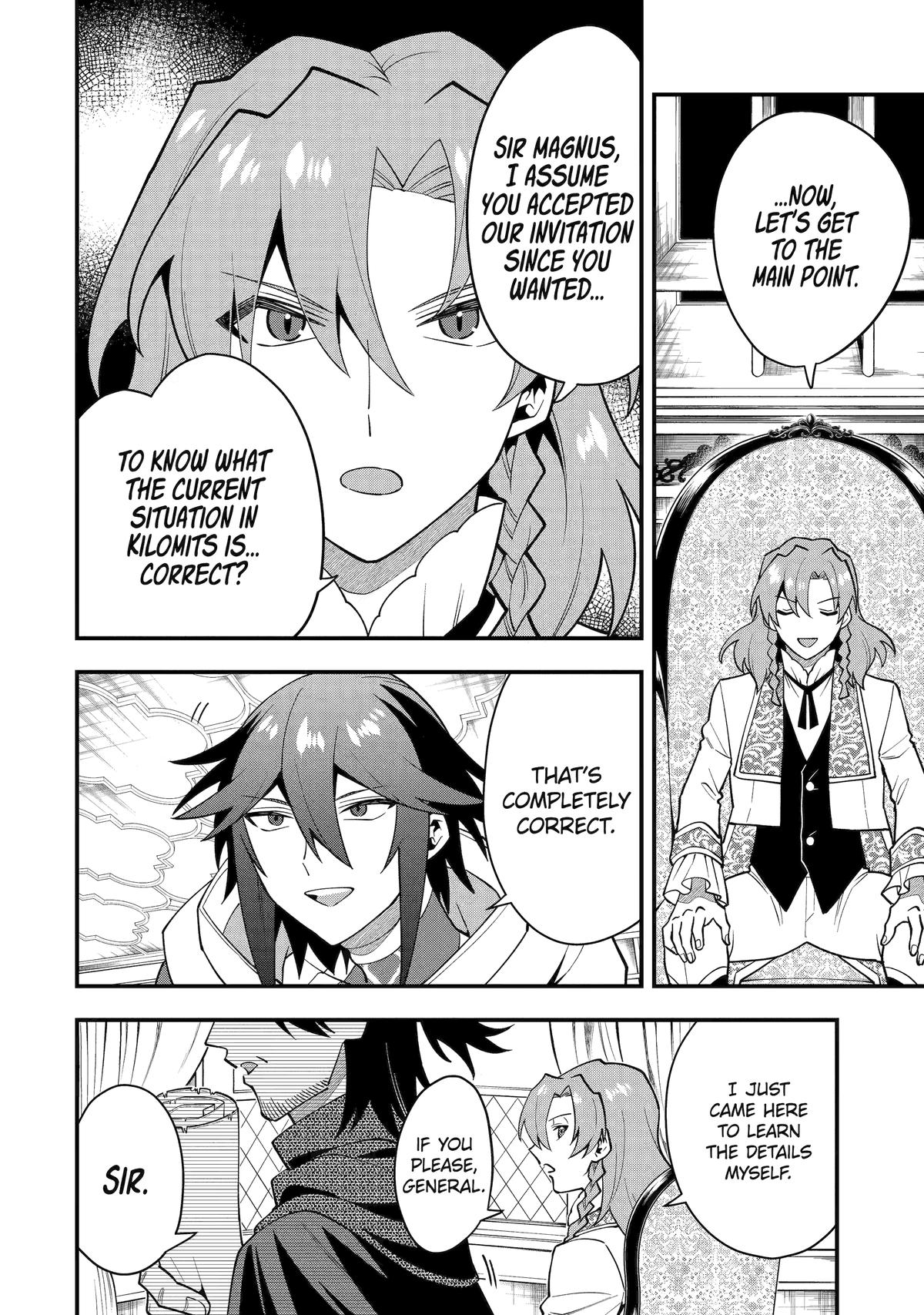 Kouryakuhon o Kushi Suru Saikyou no Mahoutsukai ~< meirei sa sero > to wa Iwa Senai Oreryuu Mao Tobatsu Saizen Ruuto ~ Chapter 53 page 22 - Chapter 53