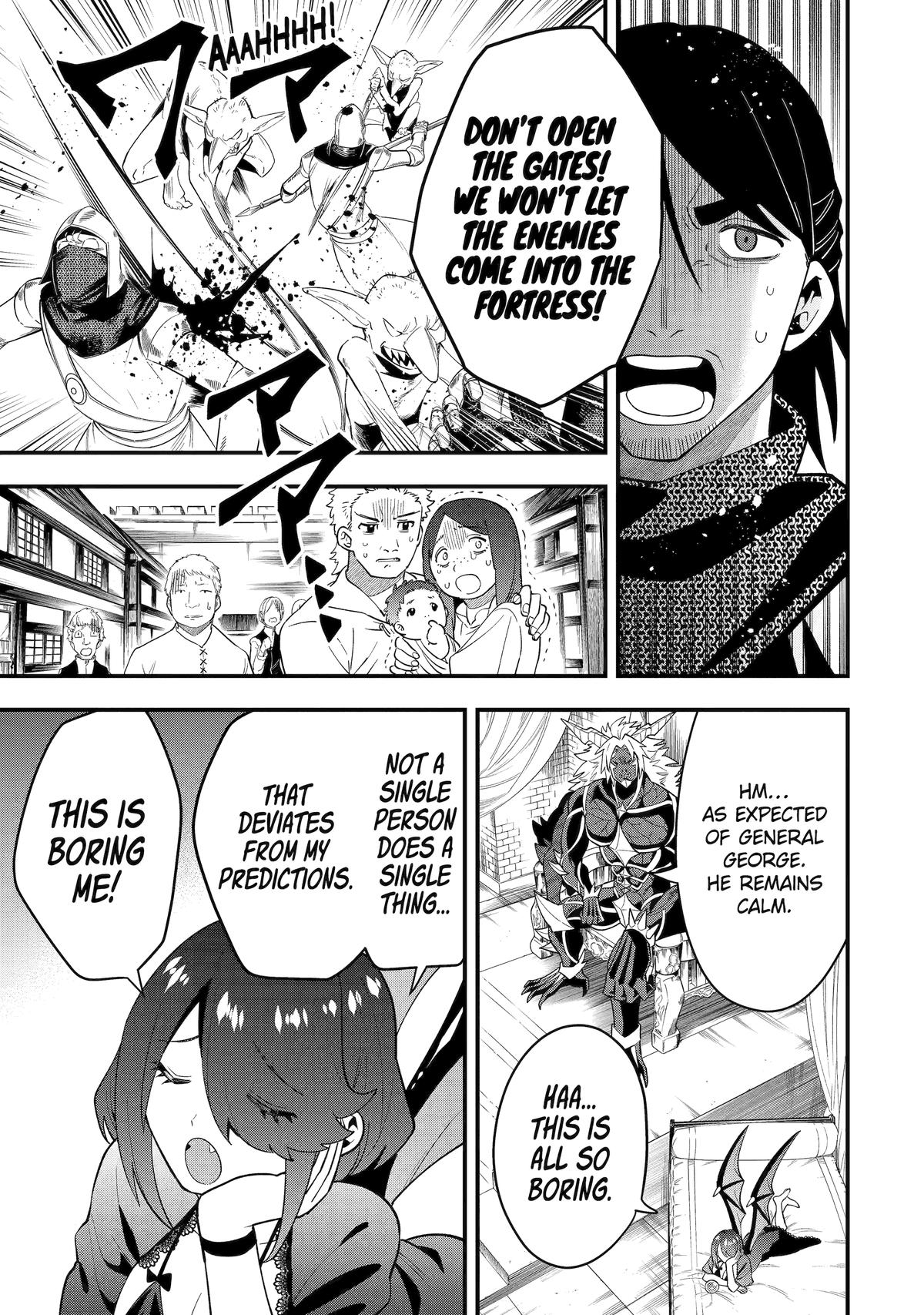 Kouryakuhon o Kushi Suru Saikyou no Mahoutsukai ~< meirei sa sero > to wa Iwa Senai Oreryuu Mao Tobatsu Saizen Ruuto ~ Chapter 54 page 21 - Chapter 54
