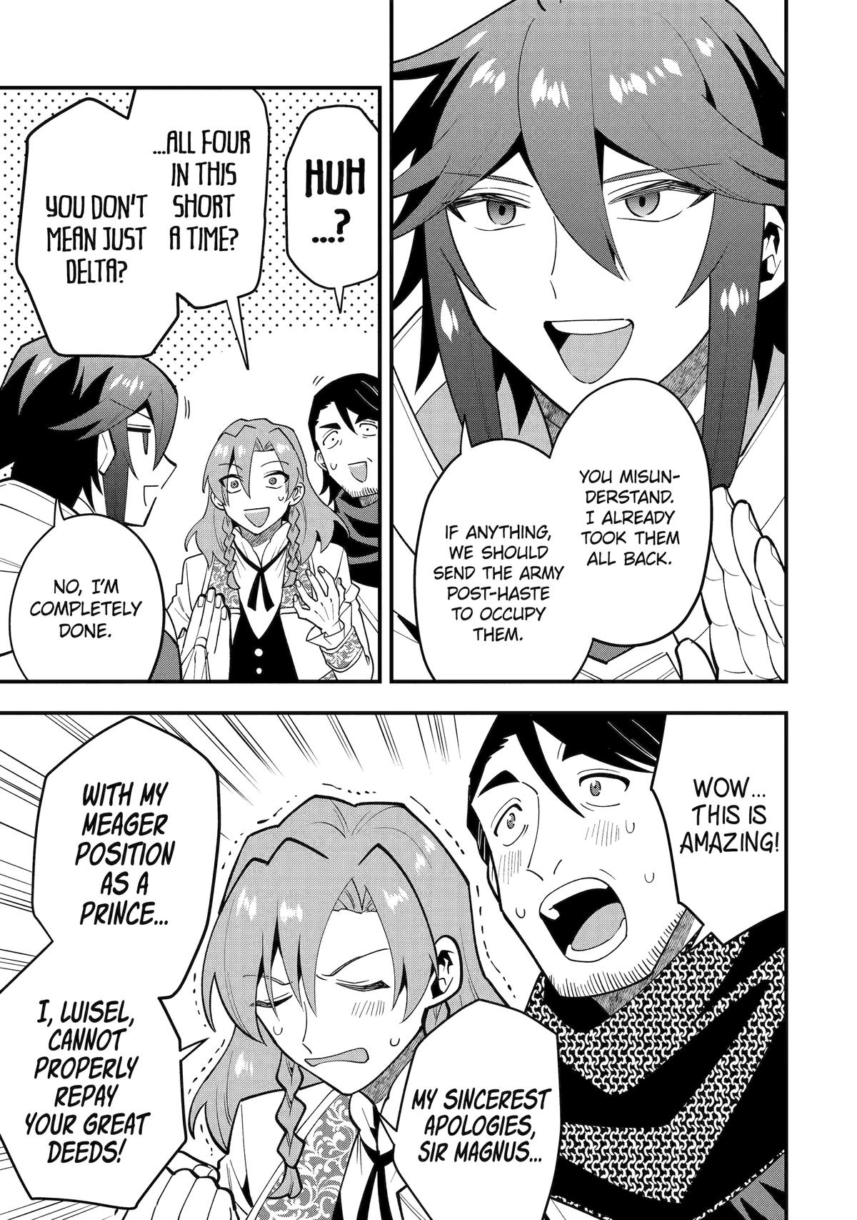 Kouryakuhon o Kushi Suru Saikyou no Mahoutsukai ~< meirei sa sero > to wa Iwa Senai Oreryuu Mao Tobatsu Saizen Ruuto ~ Chapter 55 page 3 - Chapter 55