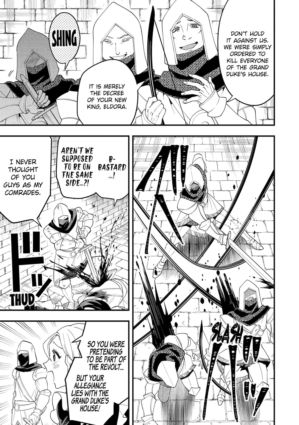 Kouryakuhon o Kushi Suru Saikyou no Mahoutsukai ~< meirei sa sero > to wa Iwa Senai Oreryuu Mao Tobatsu Saizen Ruuto ~ Chapter 56 page 23 - Chapter 56