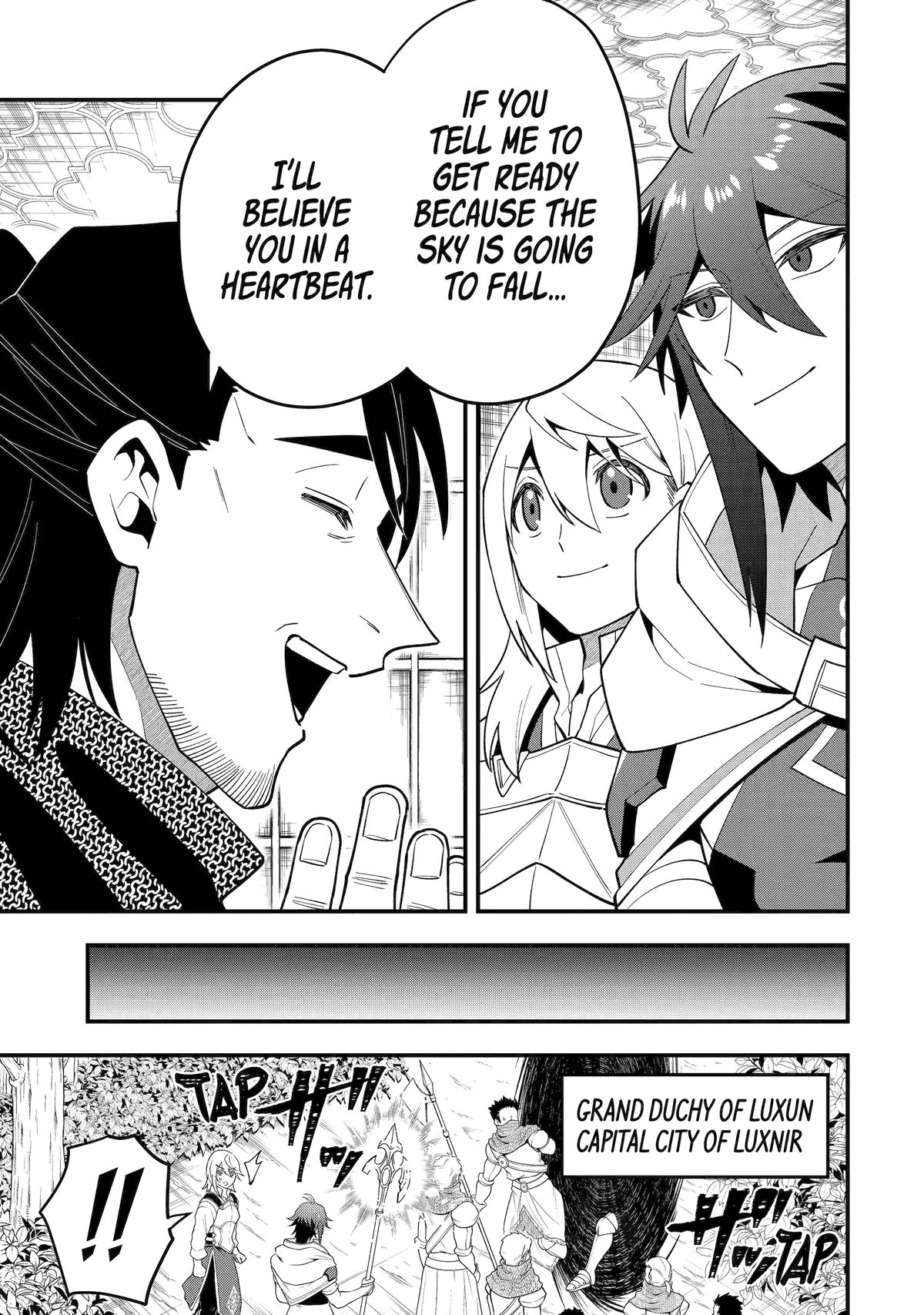 Kouryakuhon o Kushi Suru Saikyou no Mahoutsukai ~< meirei sa sero > to wa Iwa Senai Oreryuu Mao Tobatsu Saizen Ruuto ~ Chapter 56 page 7 - Chapter 56