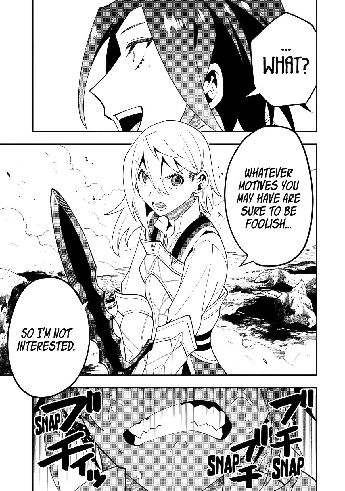 Kouryakuhon o Kushi Suru Saikyou no Mahoutsukai ~< meirei sa sero > to wa Iwa Senai Oreryuu Mao Tobatsu Saizen Ruuto ~ Chapter 57 page 11 - Chapter 57