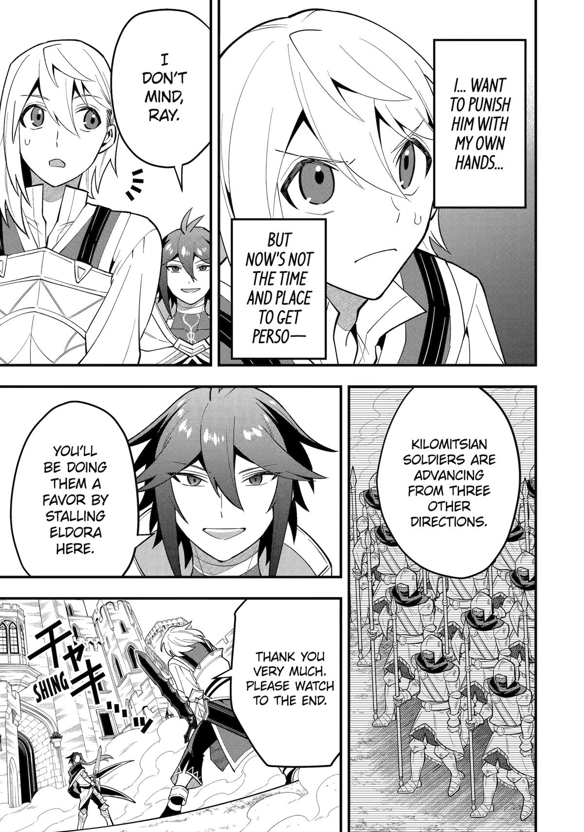 Kouryakuhon o Kushi Suru Saikyou no Mahoutsukai ~< meirei sa sero > to wa Iwa Senai Oreryuu Mao Tobatsu Saizen Ruuto ~ Chapter 57 page 5 - Chapter 57